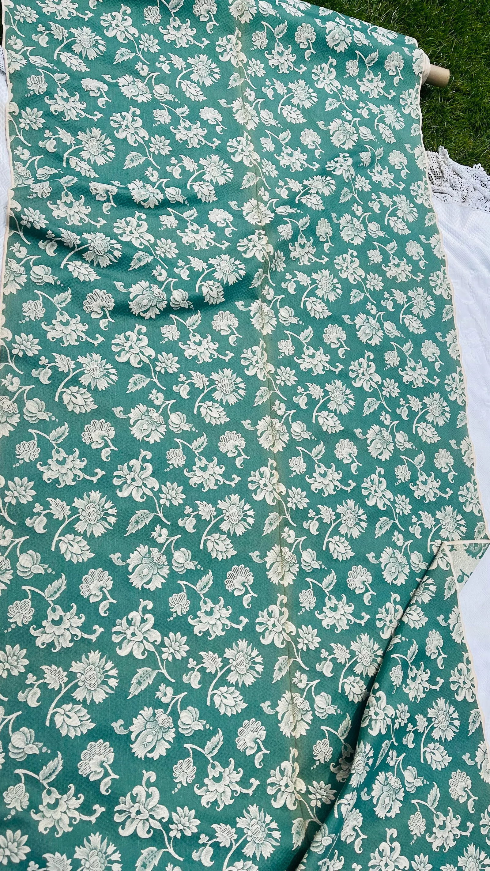 1940s Vintage Woven Fabric 10 Yards - 5