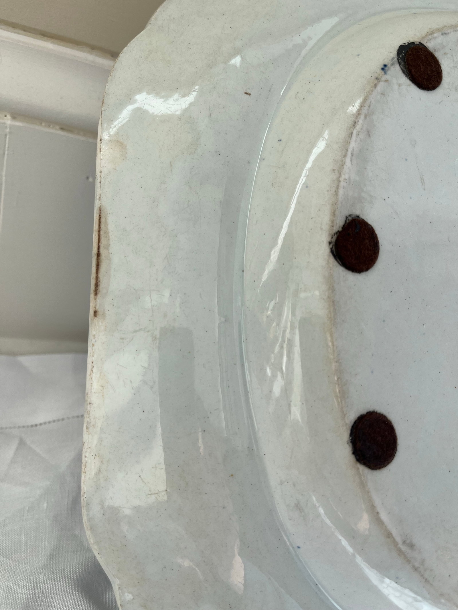 Rare Rippon Yorkshire Ceramic Blue & White Platter, Circa 1830s - 8