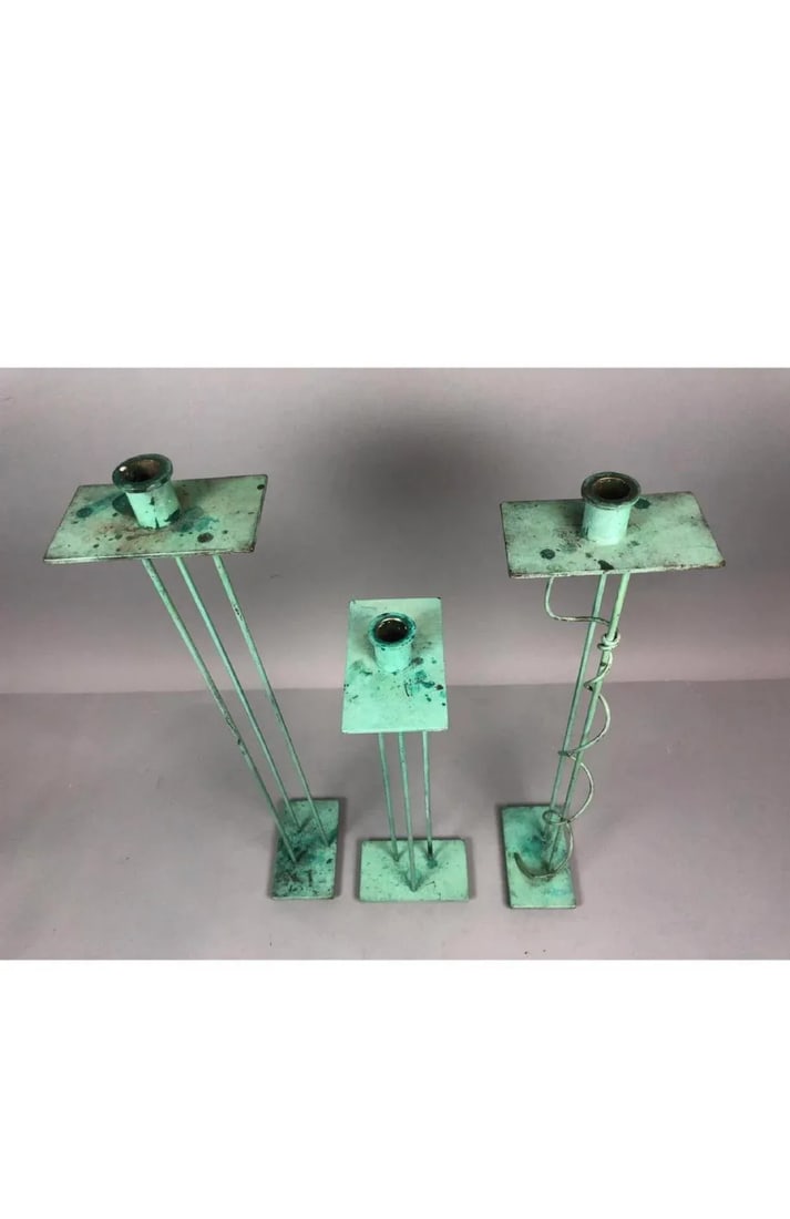 Steven Holl for Swid Powell Memphis Candlesticks - Set of 3 - 2