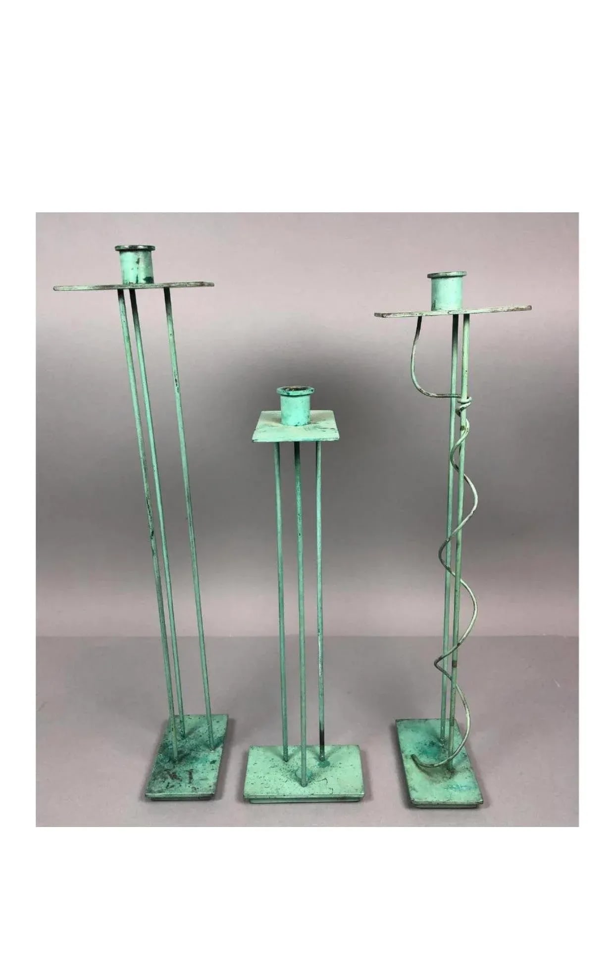 Steven Holl for Swid Powell Memphis Candlesticks - Set of 3 - 5