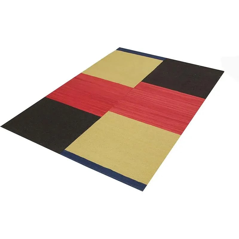 Handwoven Flatweave Scandinavian Style Persian Kilim Area Rug 4'5'' X 6'3'' - 8