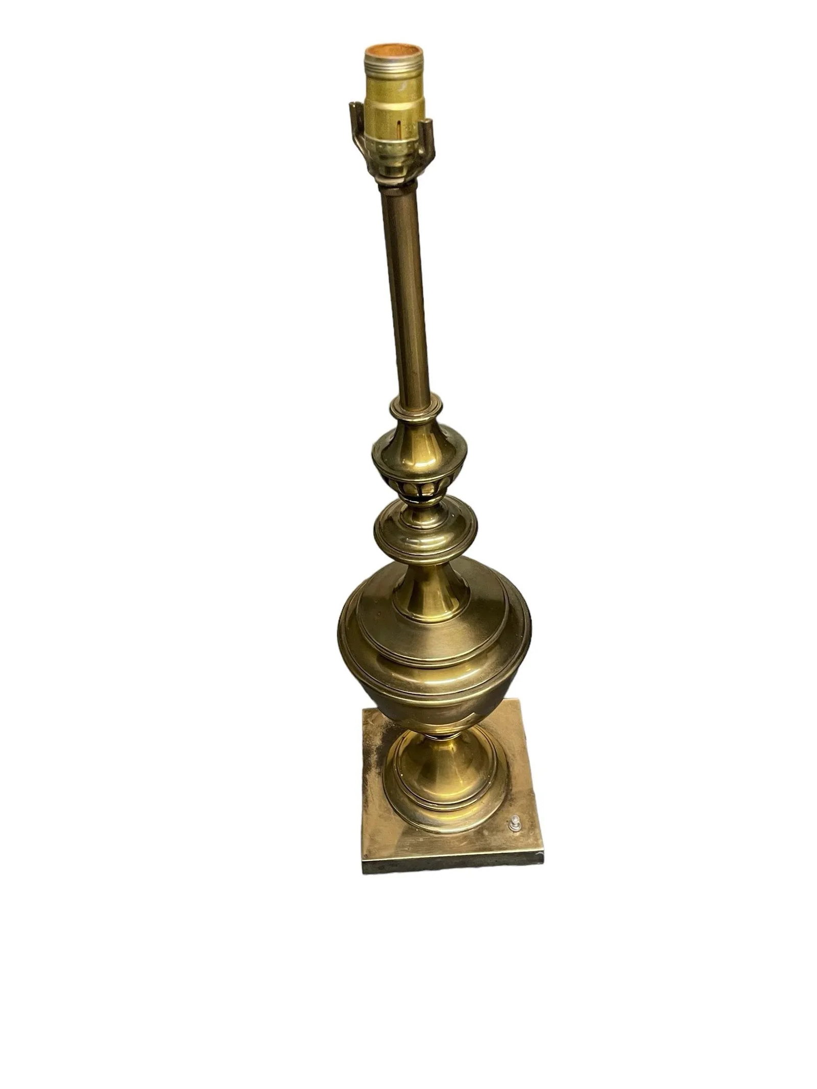 Mid-Century Modern Stiffel Brass Hollywood Regency Urn/Trophy Table Lamp - 8