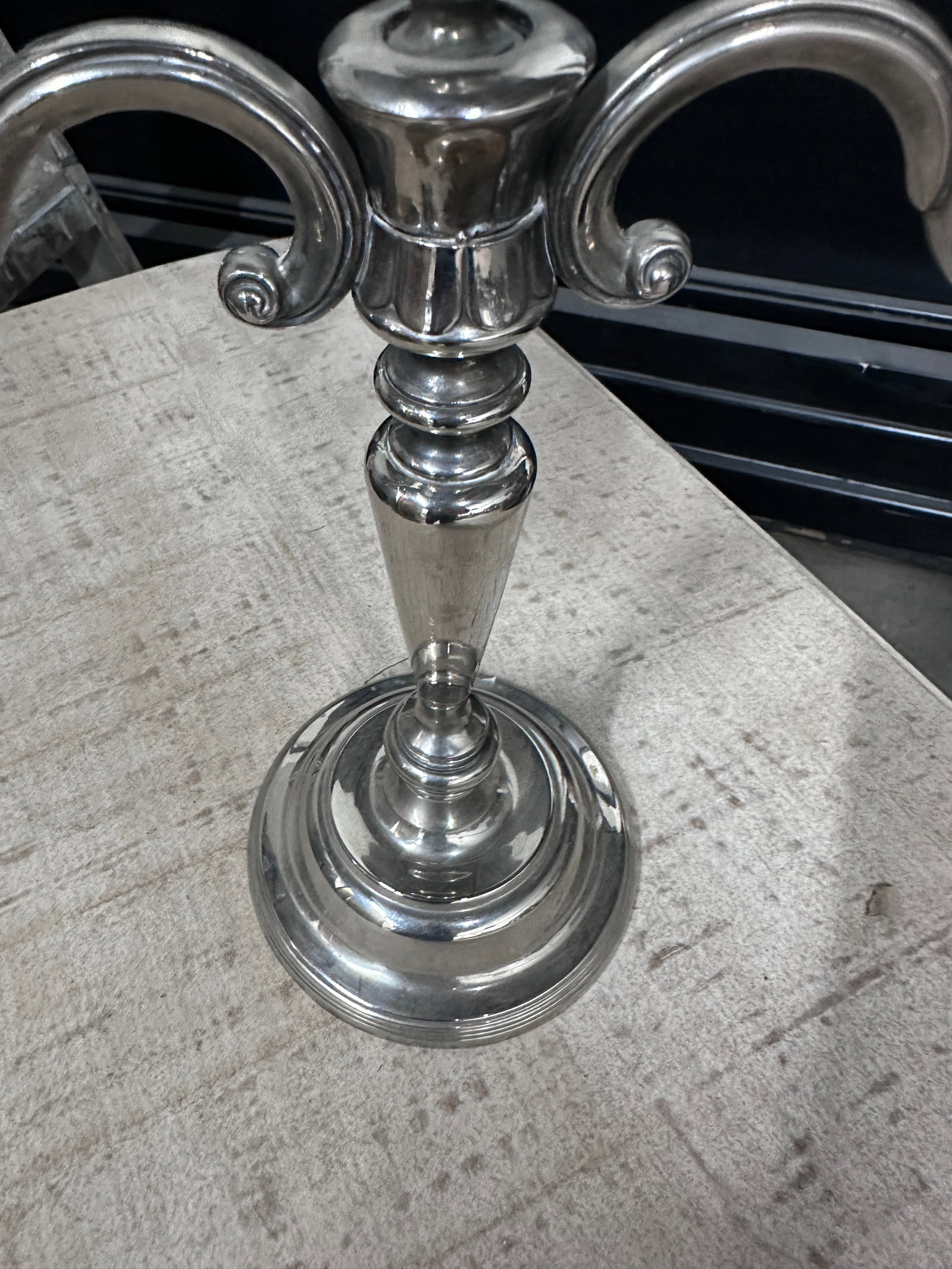 Vintage Silver Plate Candelabra - 10