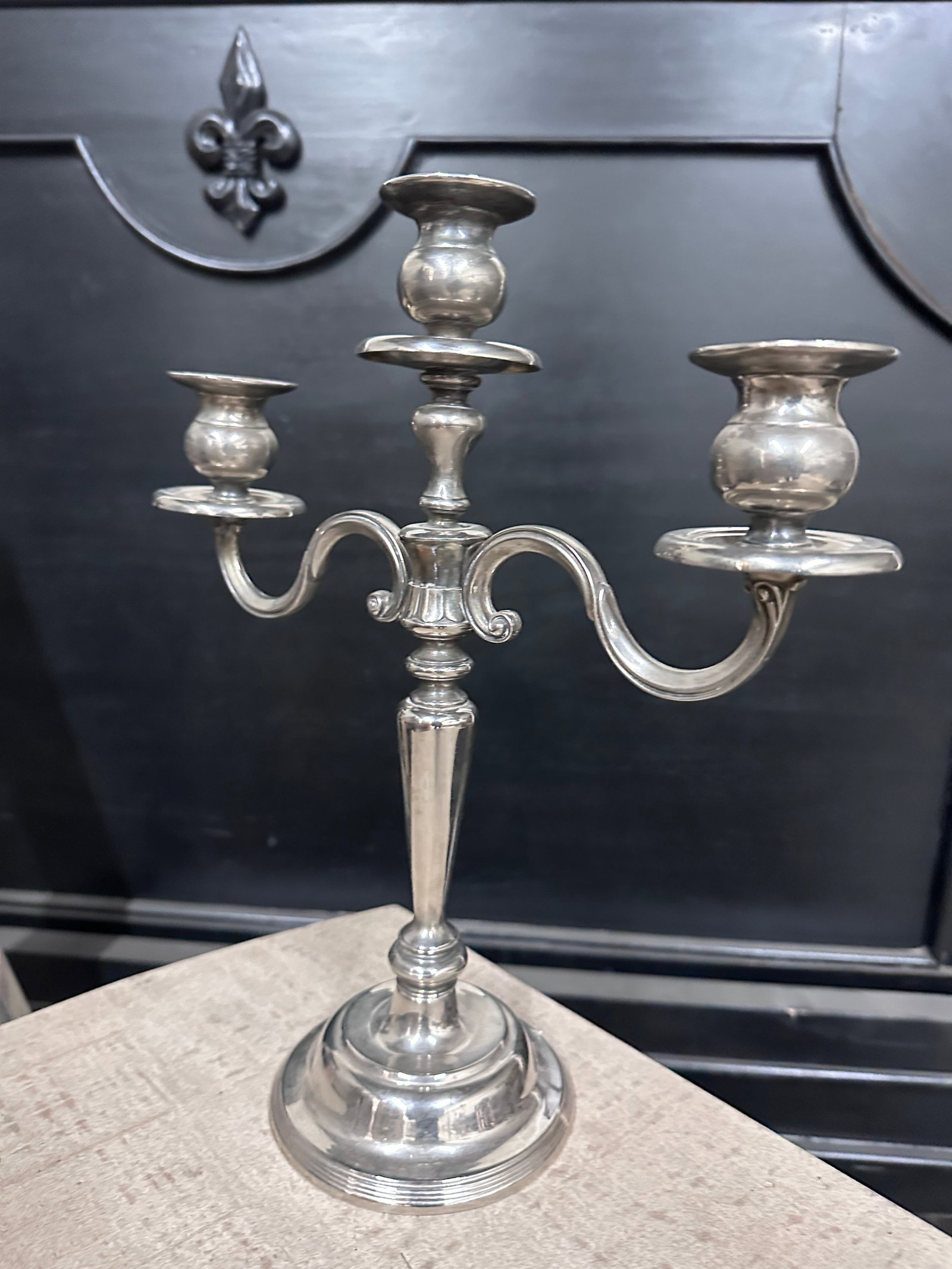 Vintage Silver Plate Candelabra - 5