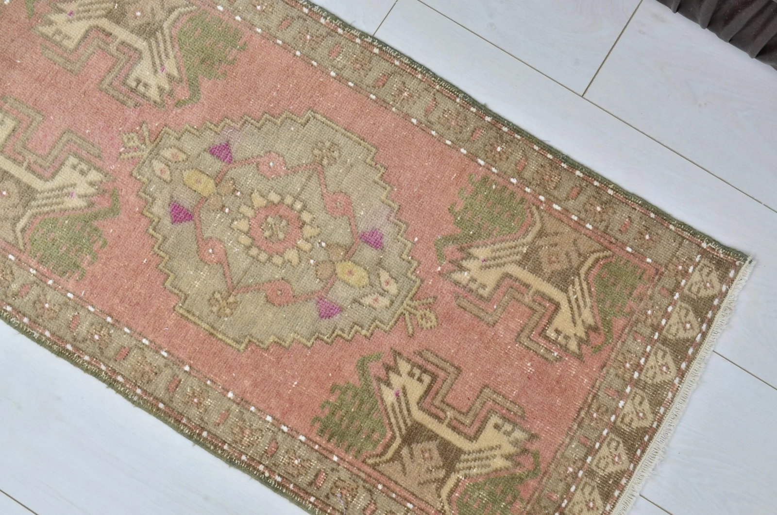 Oushak Handmade Vintage Rug - 4