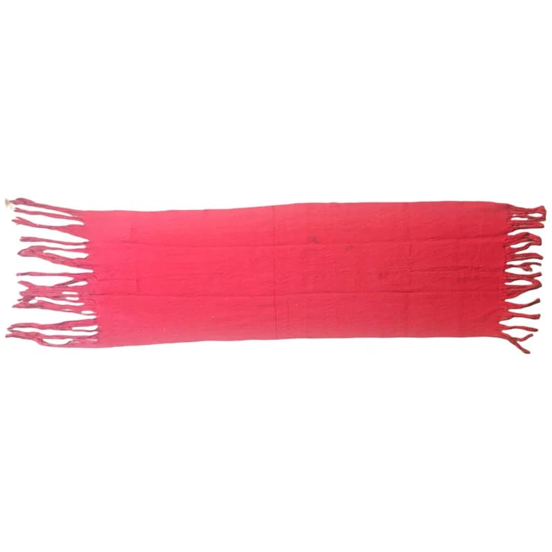Vintage Hand-Embroidered Guatemalan Textile Throw - 6