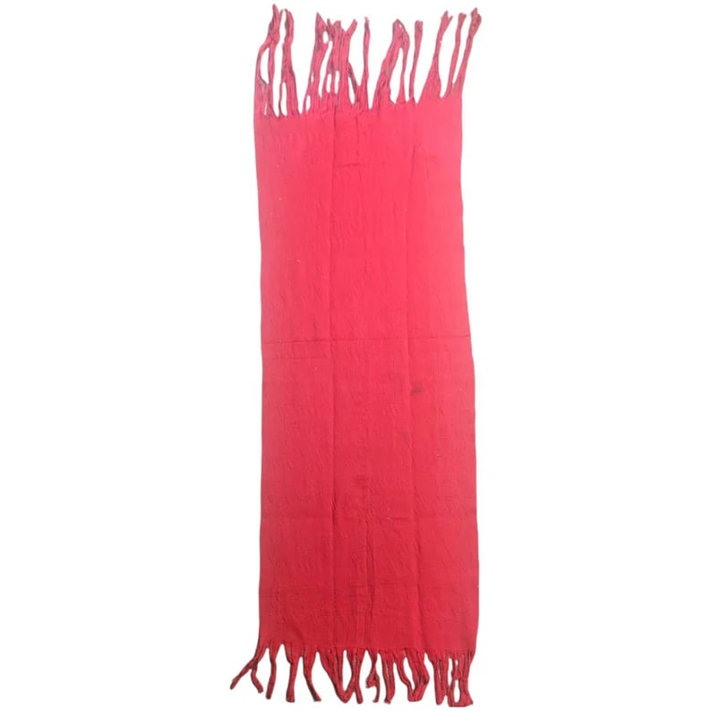 Vintage Hand-Embroidered Guatemalan Textile Throw - 8