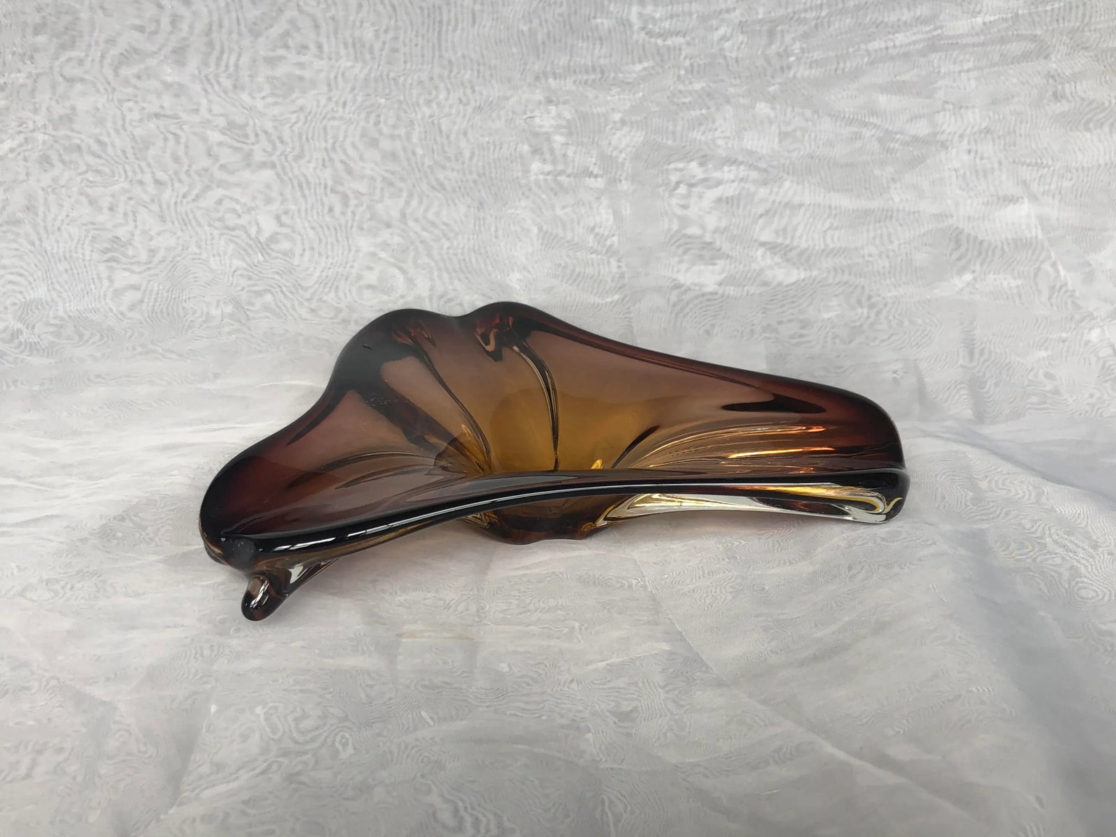 Mid Century Modern Art Glass Bowl - 3