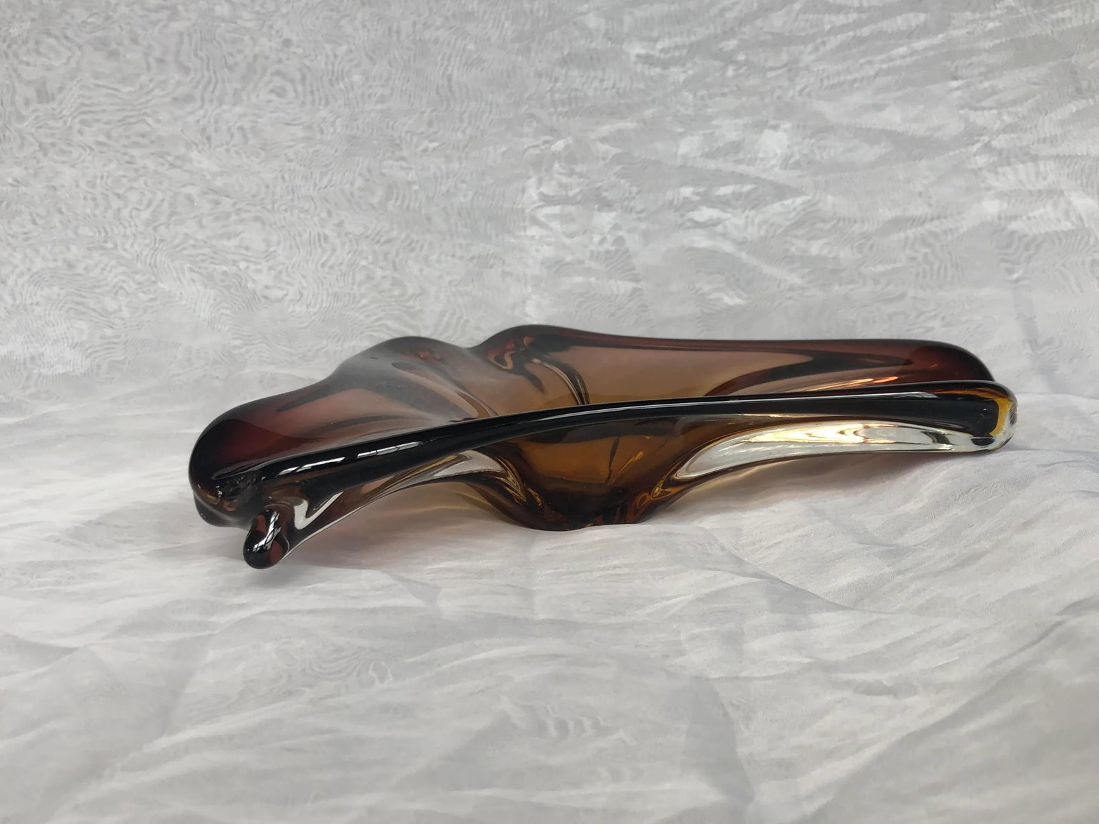 Mid Century Modern Art Glass Bowl - 5