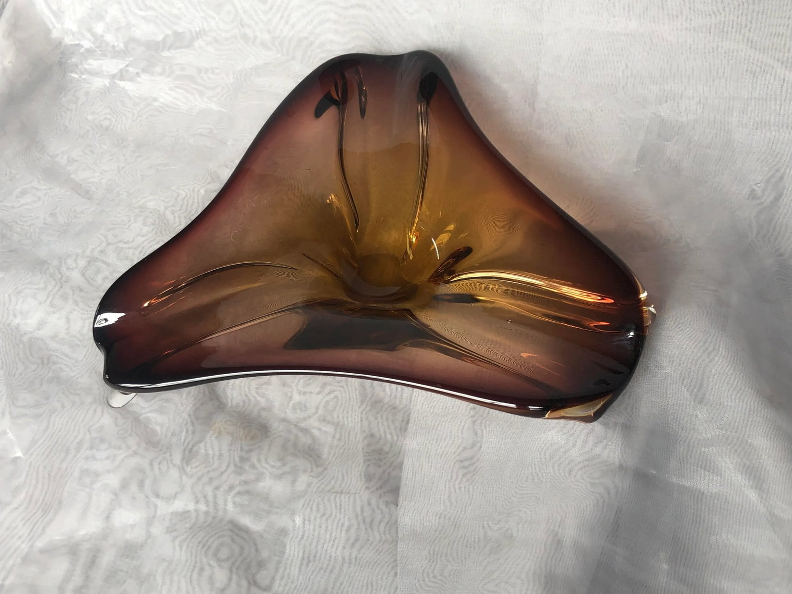 Mid Century Modern Art Glass Bowl - 6