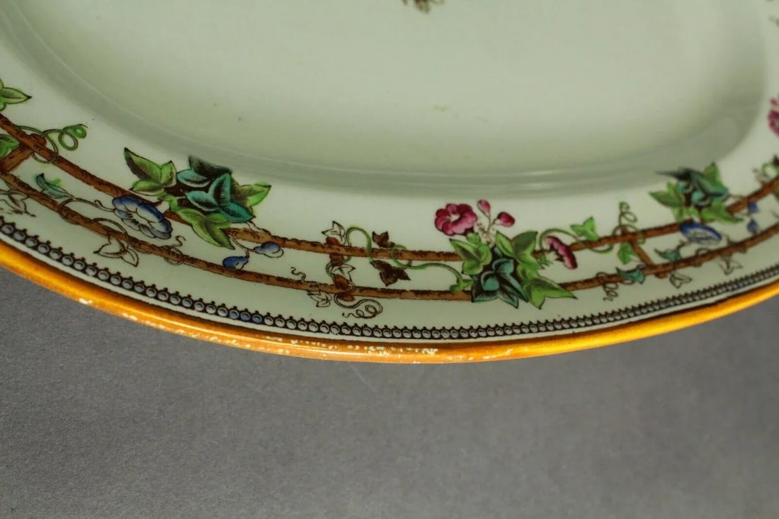 19th Century Copeland Spode Armorial Platter With London Goldsmiths Coat of Arms - 7