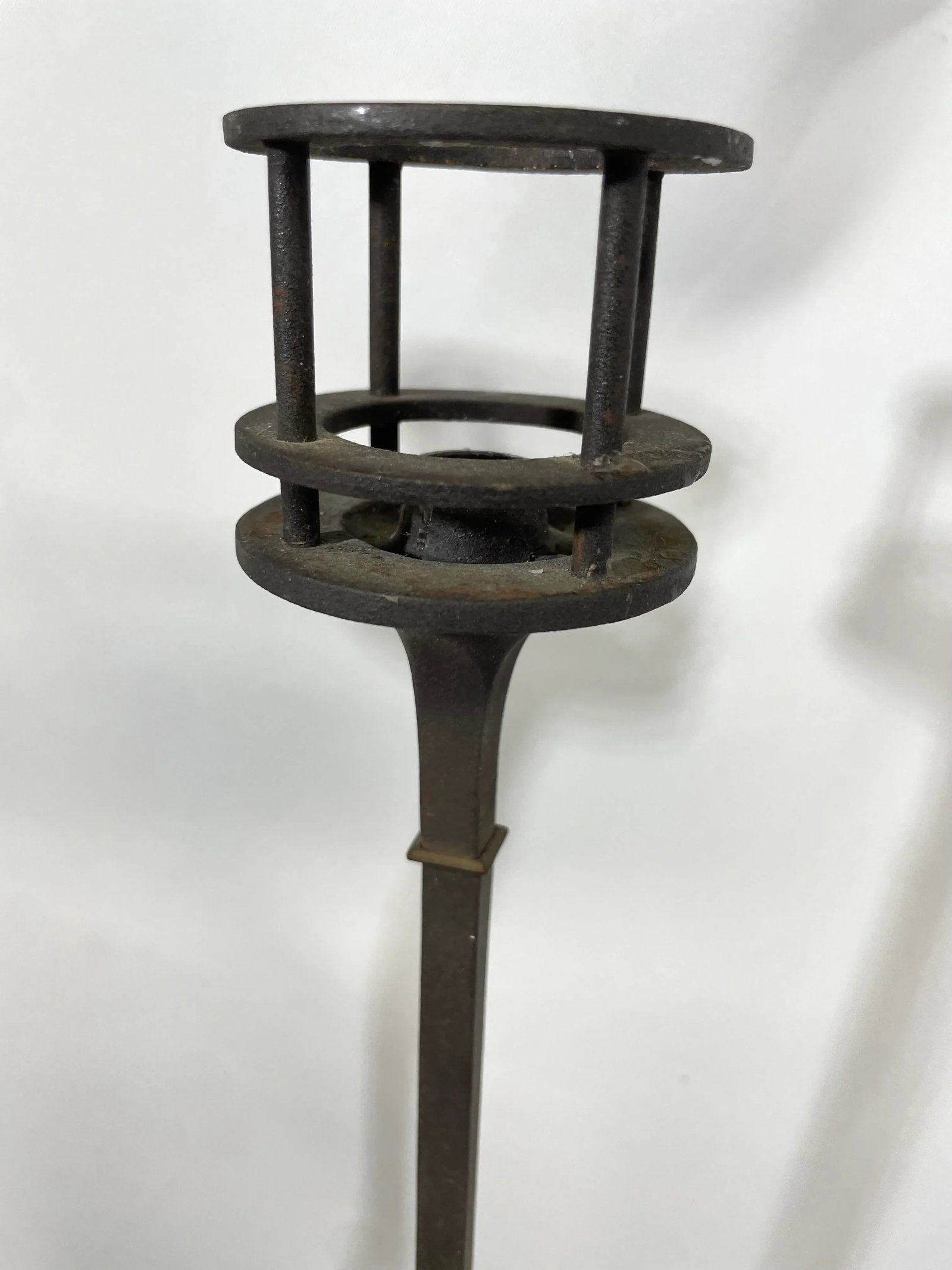 Mid 20th Century Jens Quistgaard Dansk Iron Tall Candle Holders, Denmark - a Pair - 4