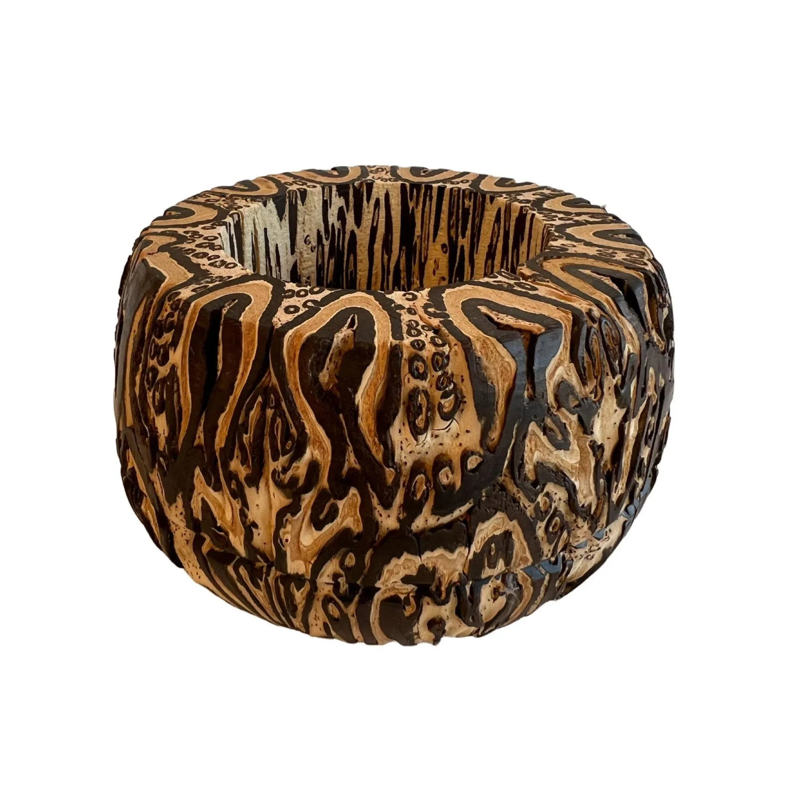 Set of 4 Hand Turned Wooden Bowls - 2