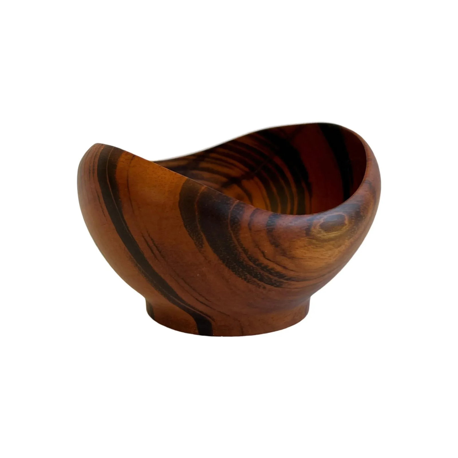 Set of 4 Hand Turned Wooden Bowls - 4