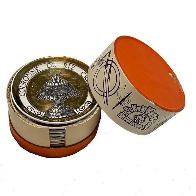 1950s Fornasetti "Dinner at Eight" Coasters - Opulent Gold - "Pranzo Alle Otto"- Set of 8 - 11