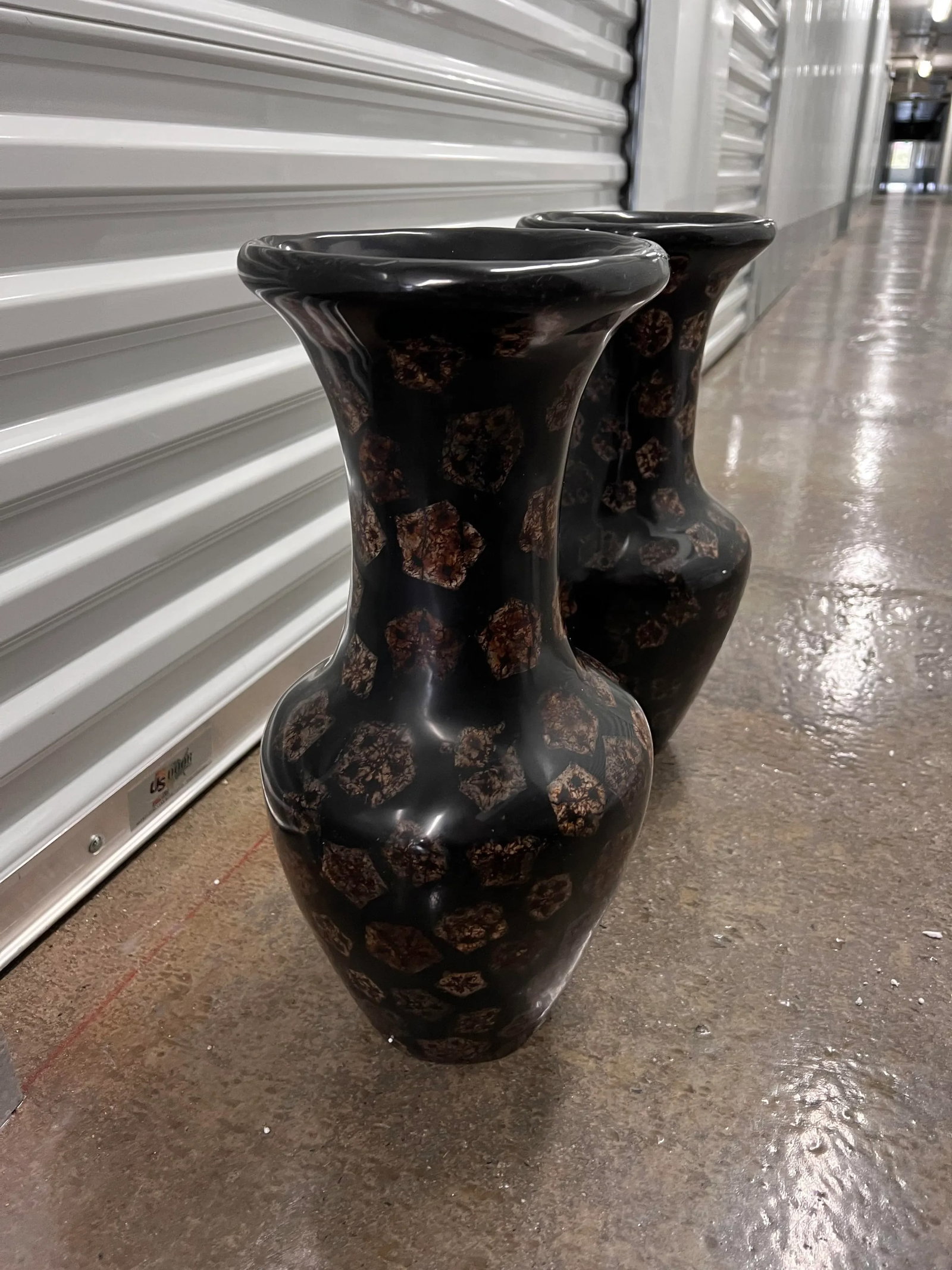 Pair of Early 21st Century Black Vases - 2