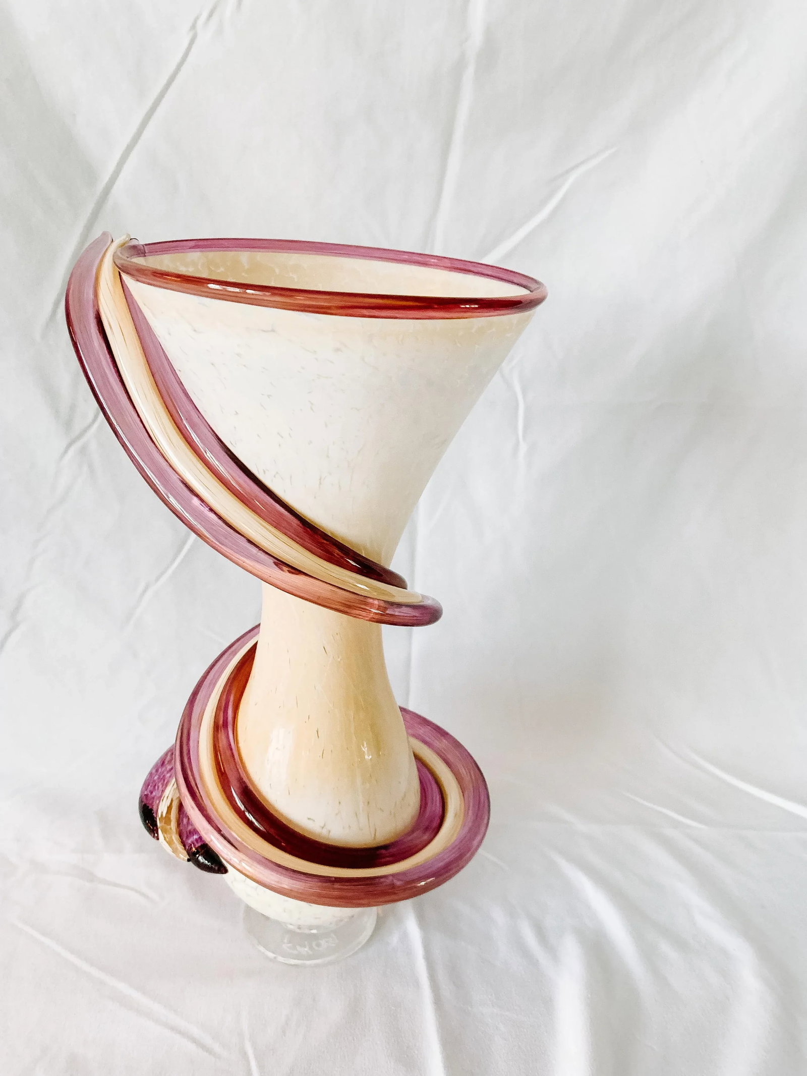 Signed 2012 Chong Postmodern Murano Style Vase - 2