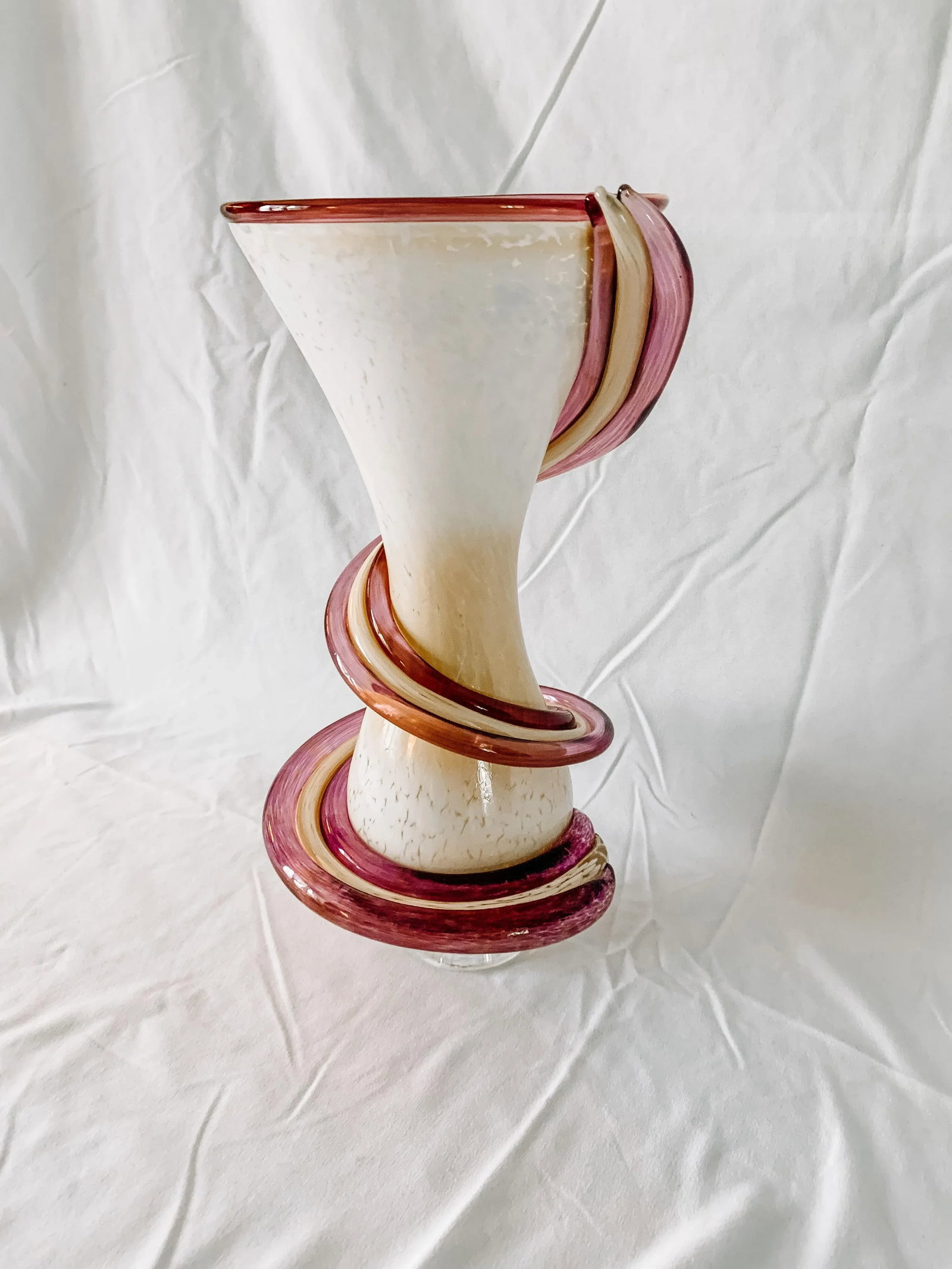 Signed 2012 Chong Postmodern Murano Style Vase - 4