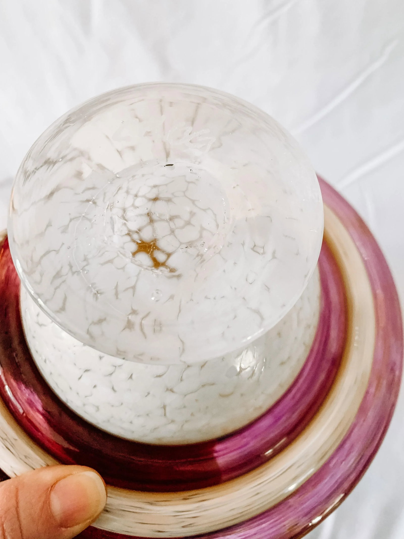 Signed 2012 Chong Postmodern Murano Style Vase - 5