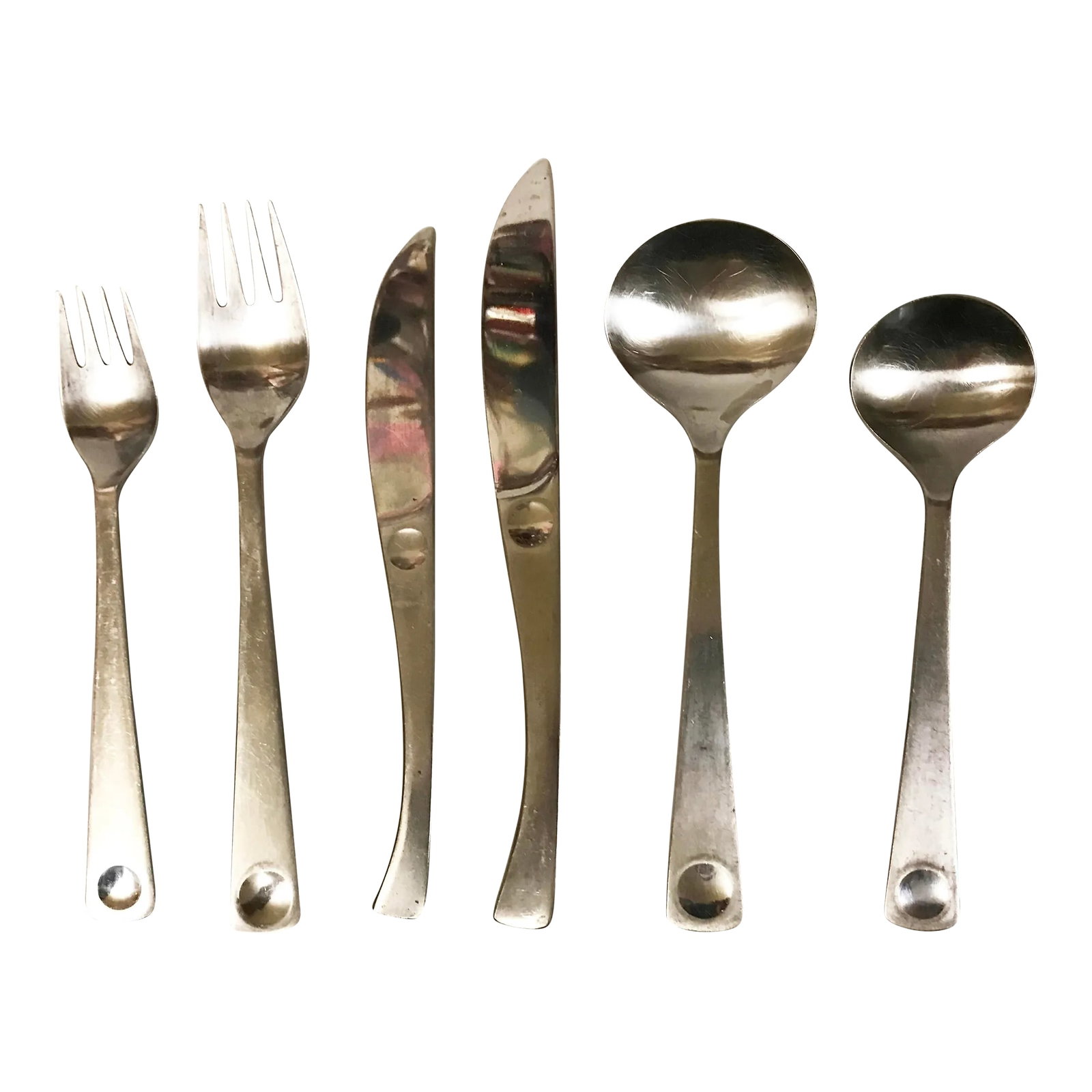 1960s Rosenthal Stainless Steel Flatware Set "Plus"- 87 Pieces (1 of 7)