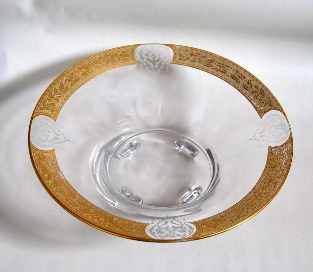 French Japonisme Etched Gilt and Cut Crystal Centerpiece - 11