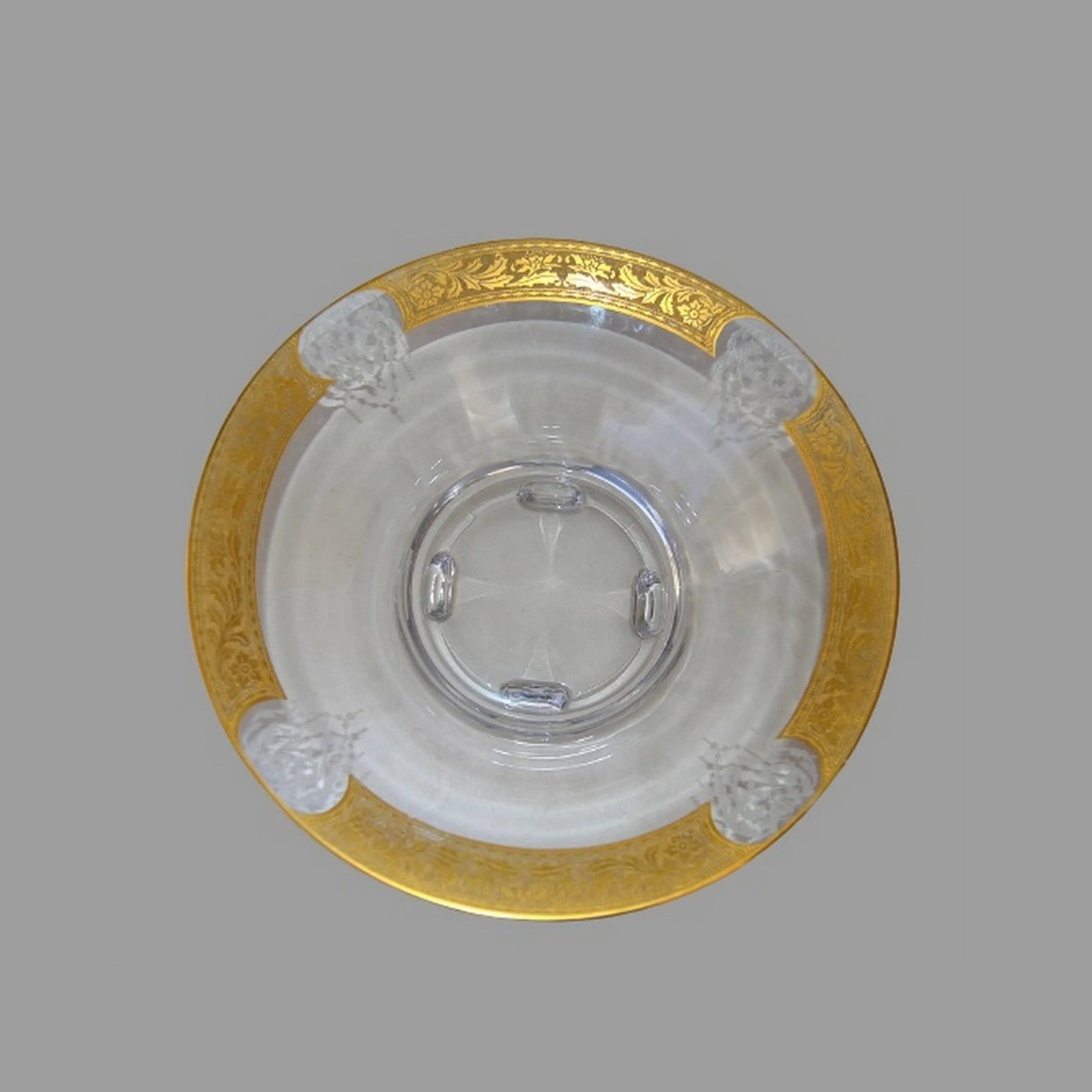 French Japonisme Etched Gilt and Cut Crystal Centerpiece - 2