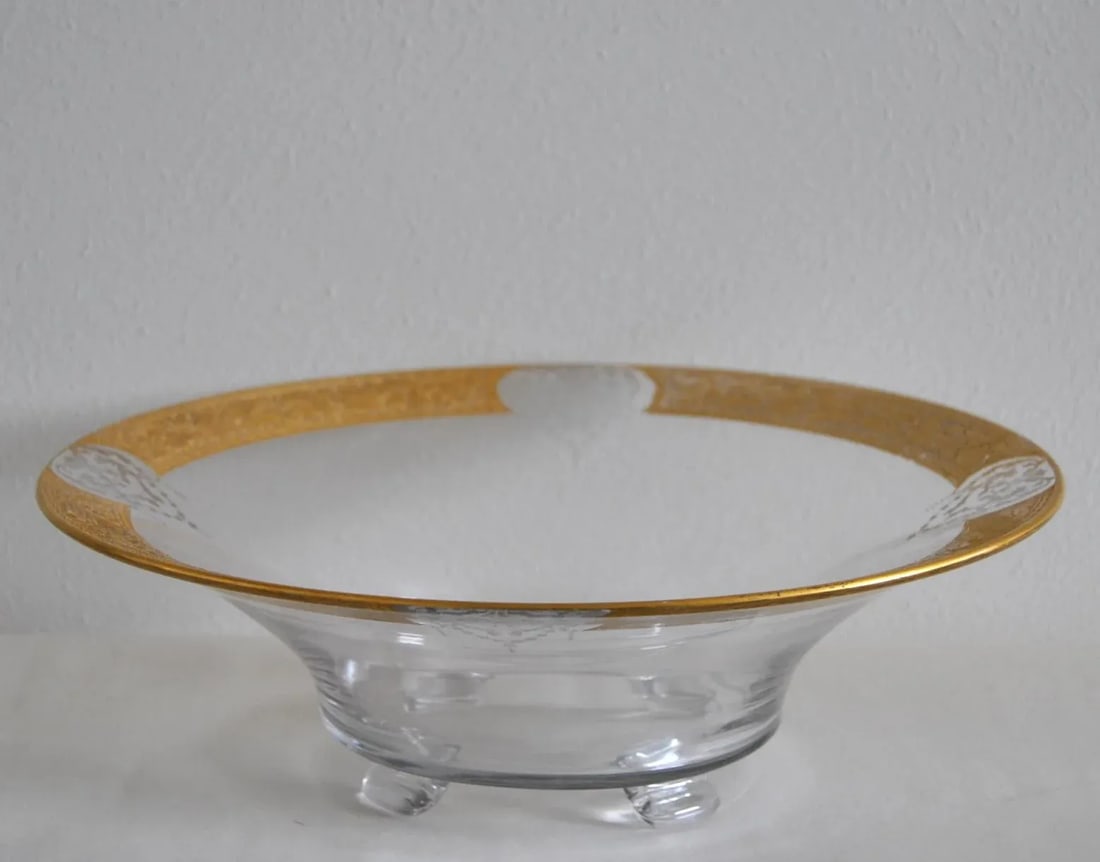 French Japonisme Etched Gilt and Cut Crystal Centerpiece - 8