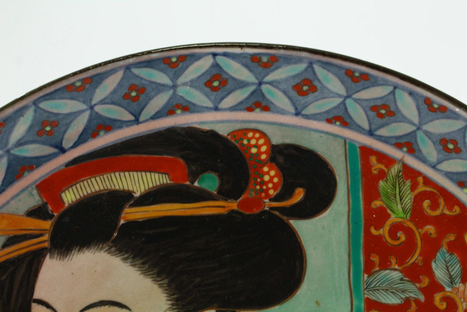 Japanese Meiji (1868-1912) Hand Painted Charger, Signed - 5