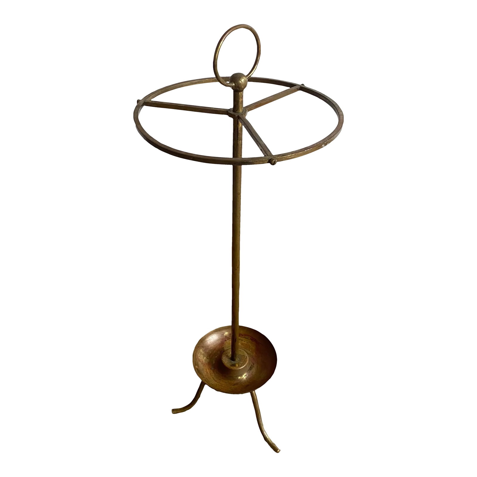 1950s Midcentury Italian Brass Umbrella Stand (1 of 8)