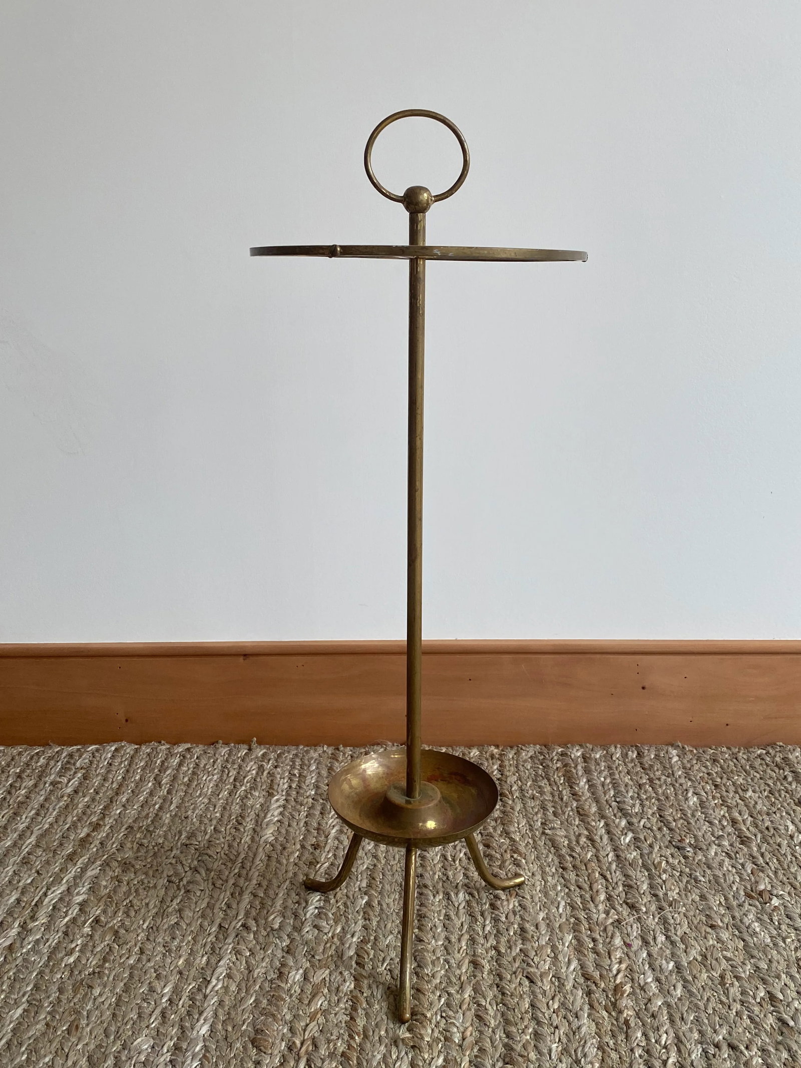 1950s Midcentury Italian Brass Umbrella Stand - 6