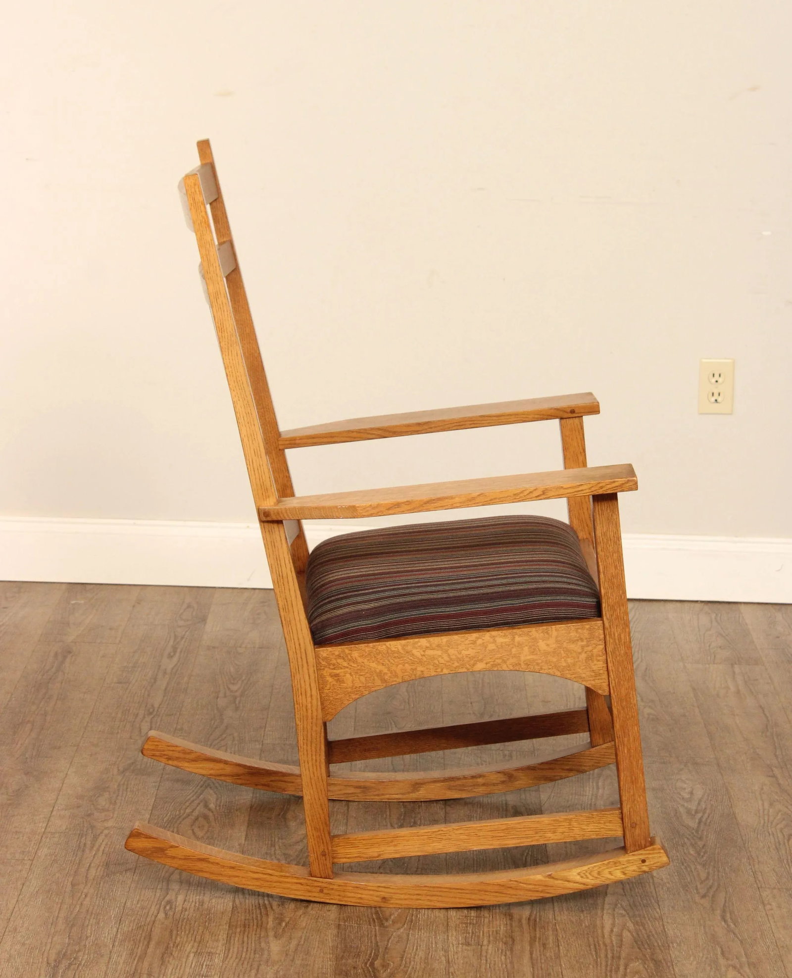 Stickley Mission Collection Harvey Ellis Oak Rocking Chair - 10