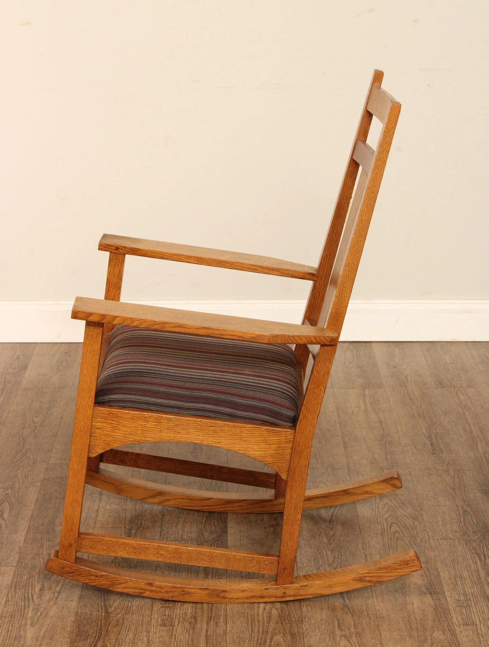 Stickley Mission Collection Harvey Ellis Oak Rocking Chair - 8