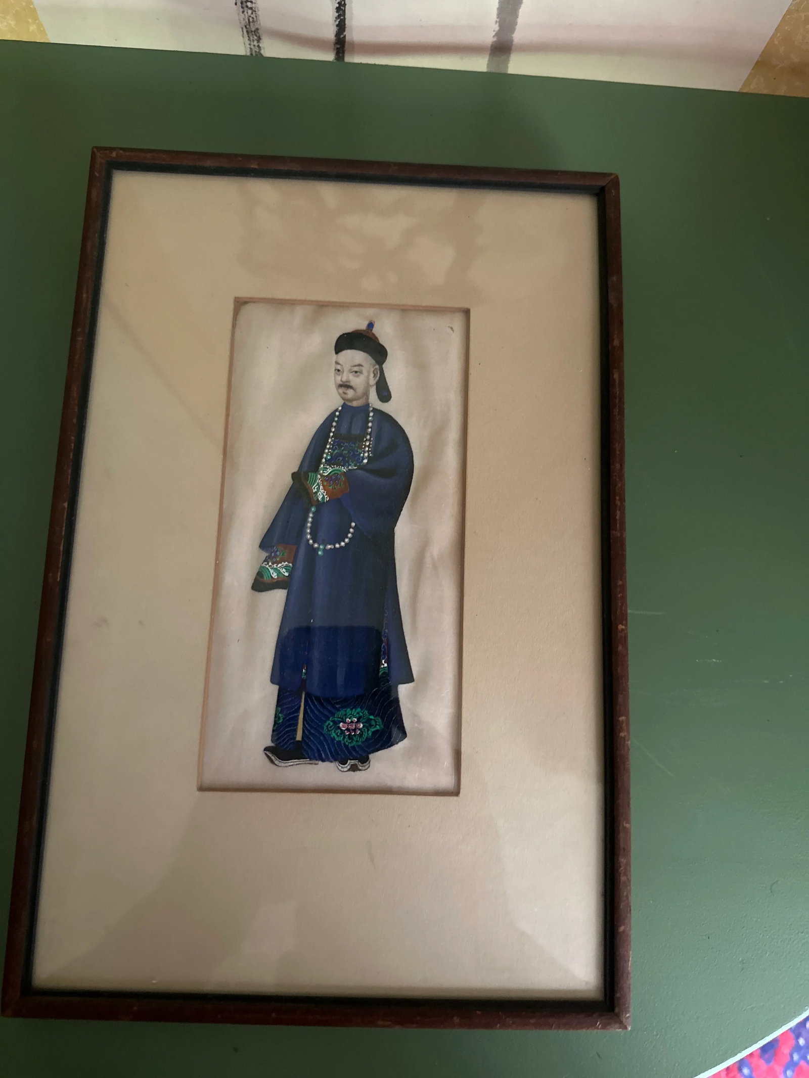 Early 19th Century Chinese Painting of a Nobleman in Period Clothes - 11