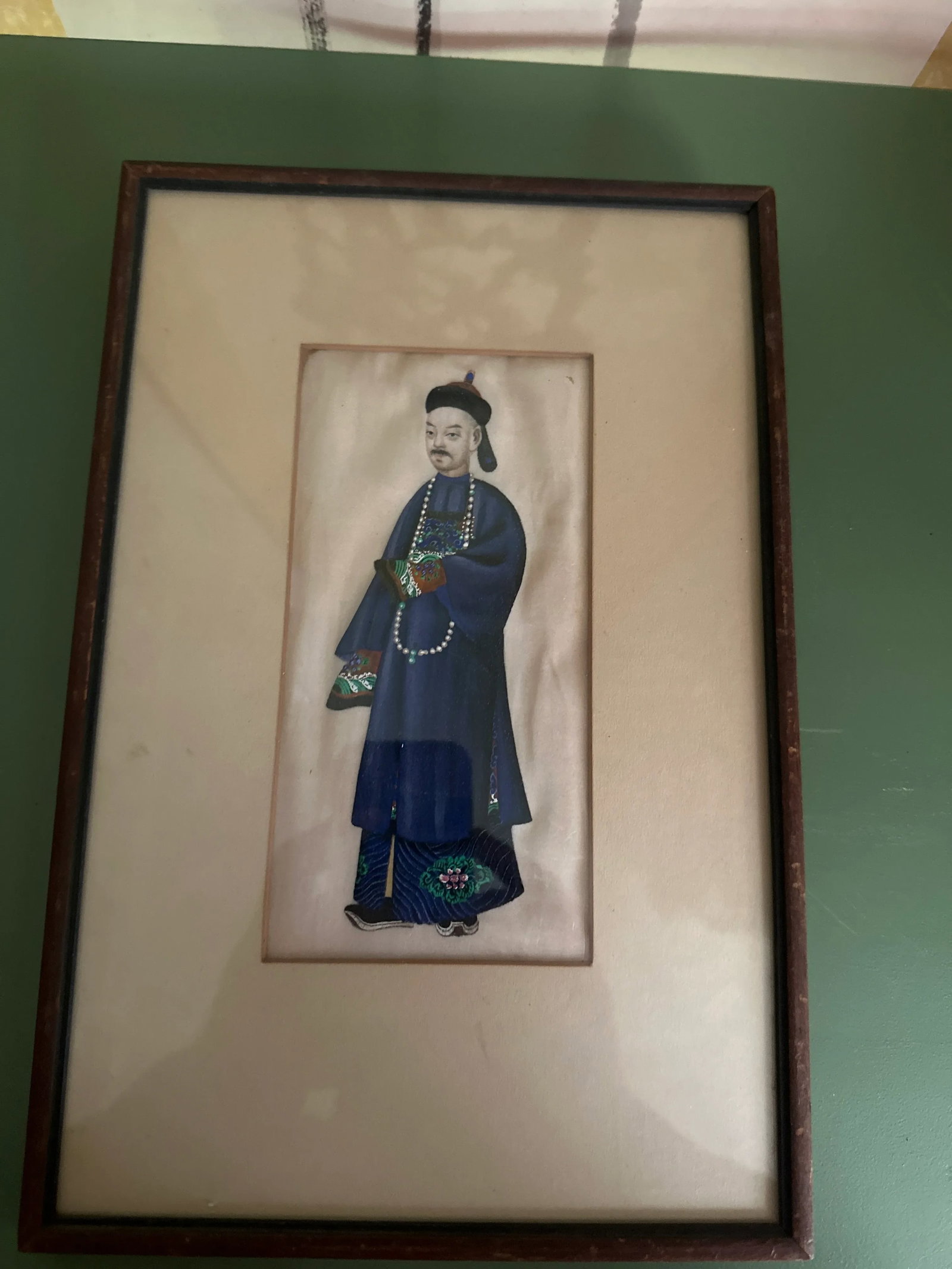 Early 19th Century Chinese Painting of a Nobleman in Period Clothes - 8