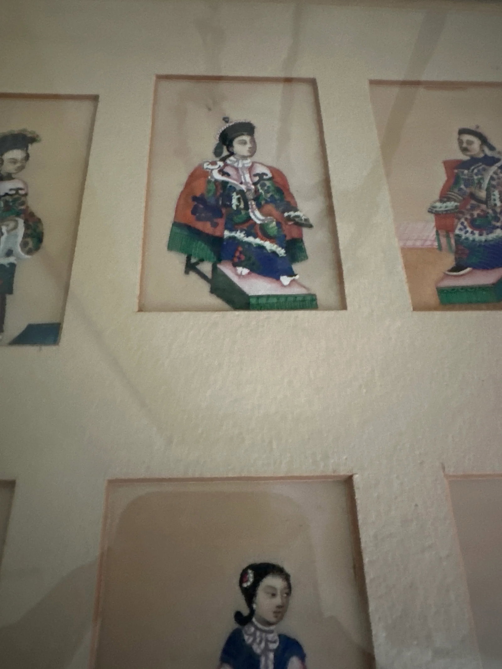 Framed 19th Century Well Executed Chinese Costume Watercolors - 12