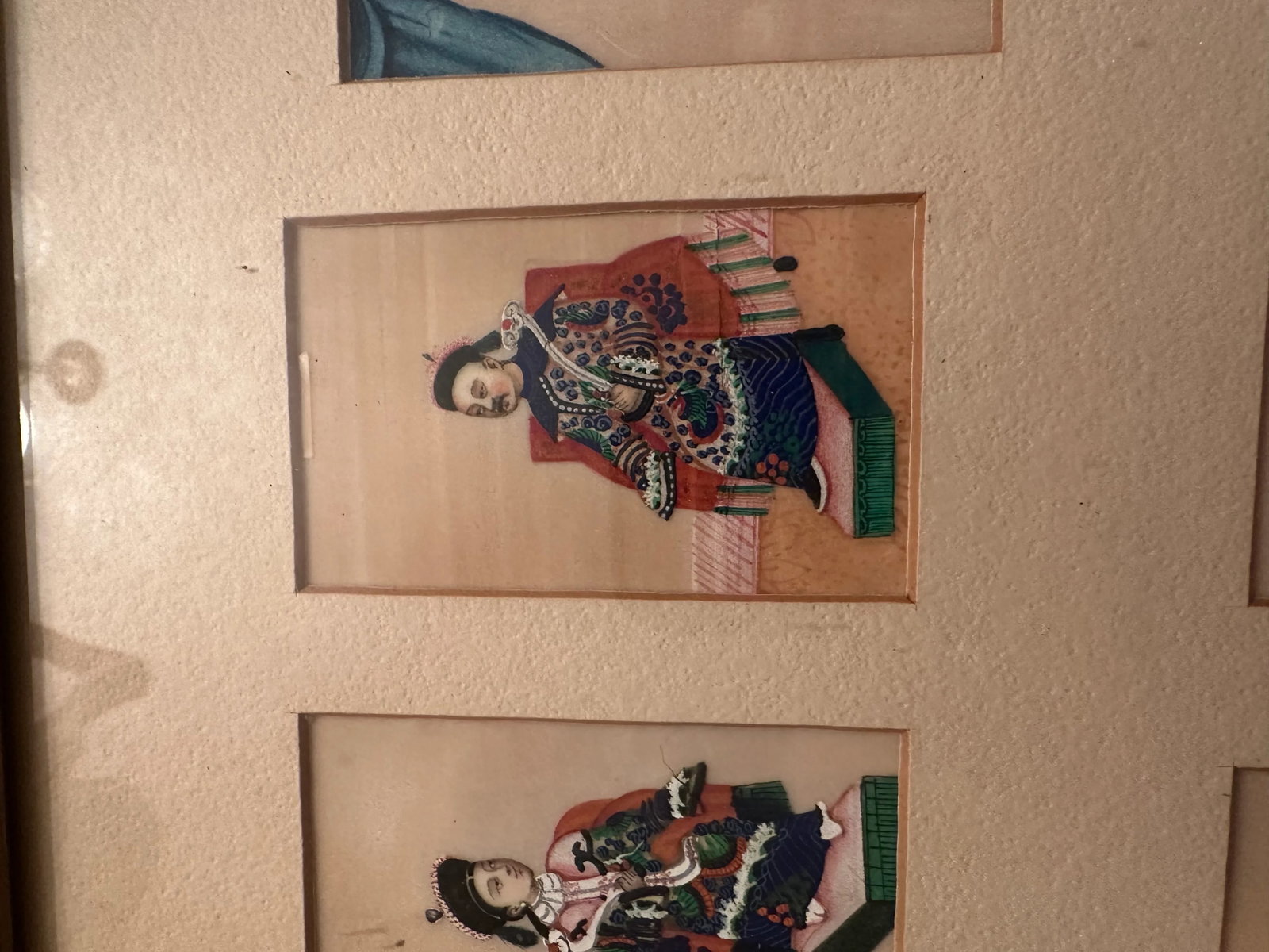 Framed 19th Century Well Executed Chinese Costume Watercolors - 4