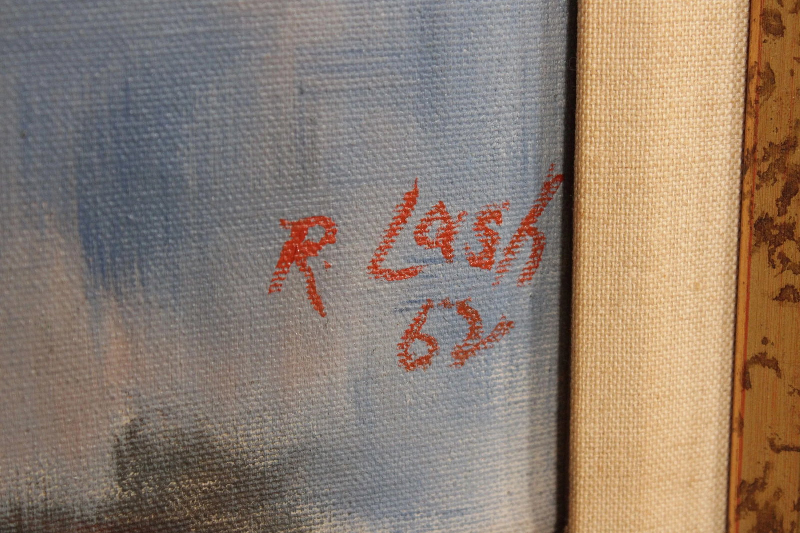 Ray Lash 1960s Portrait of Woman Original Oil Painting - 11
