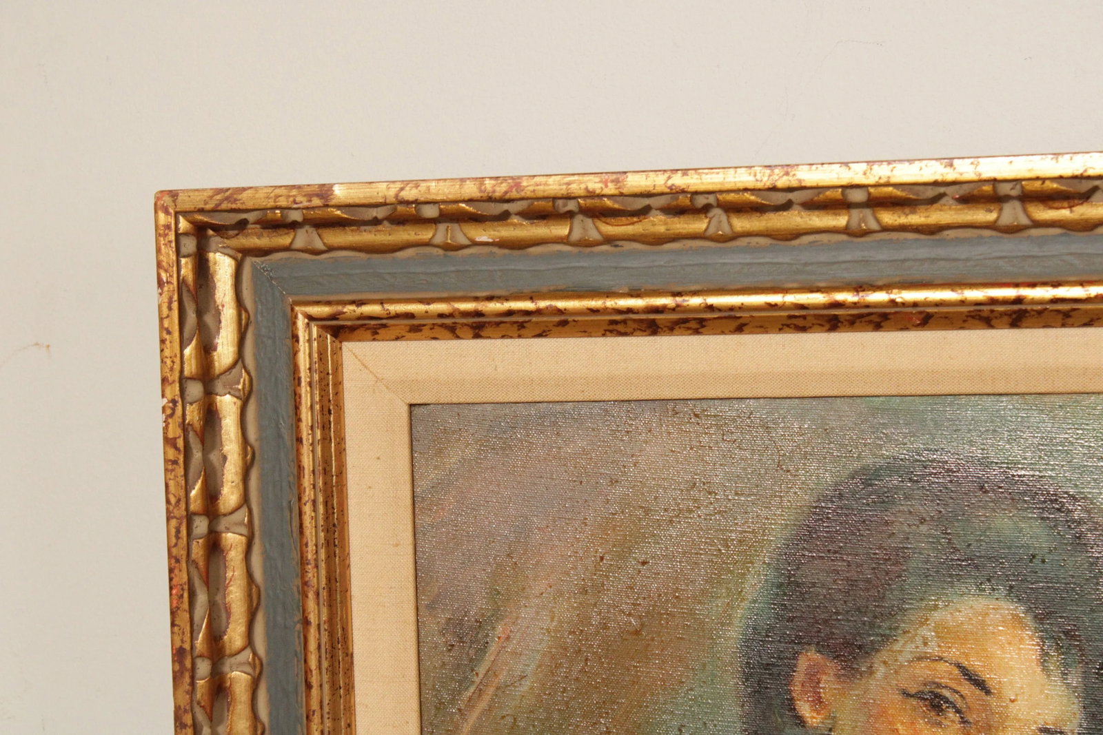 Ray Lash 1960s Portrait of Woman Original Oil Painting - 5