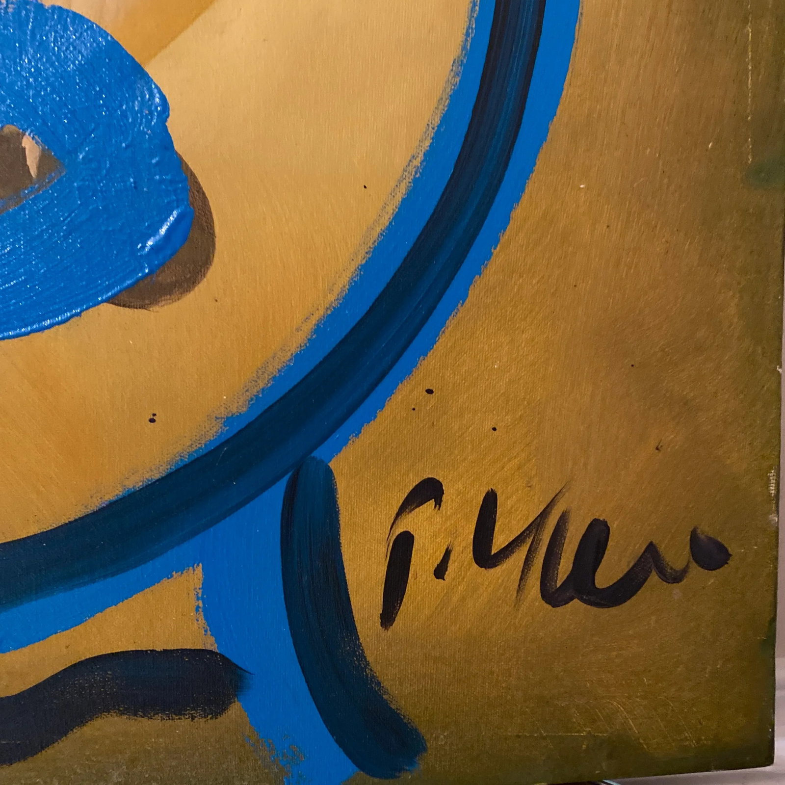 Original Peter Keil Abstract Painting on Canvas - 4