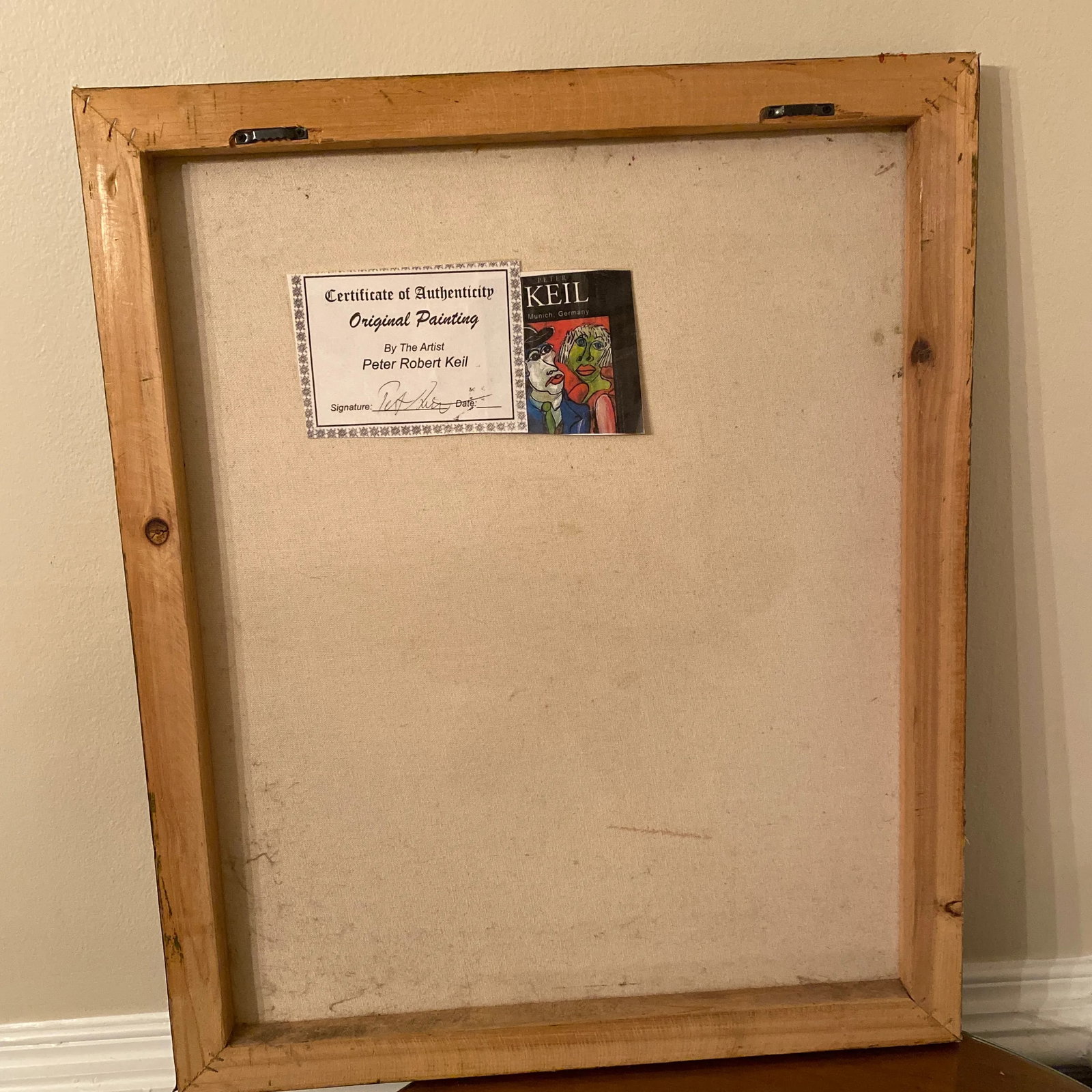 Original Peter Keil Abstract Painting on Canvas - 5