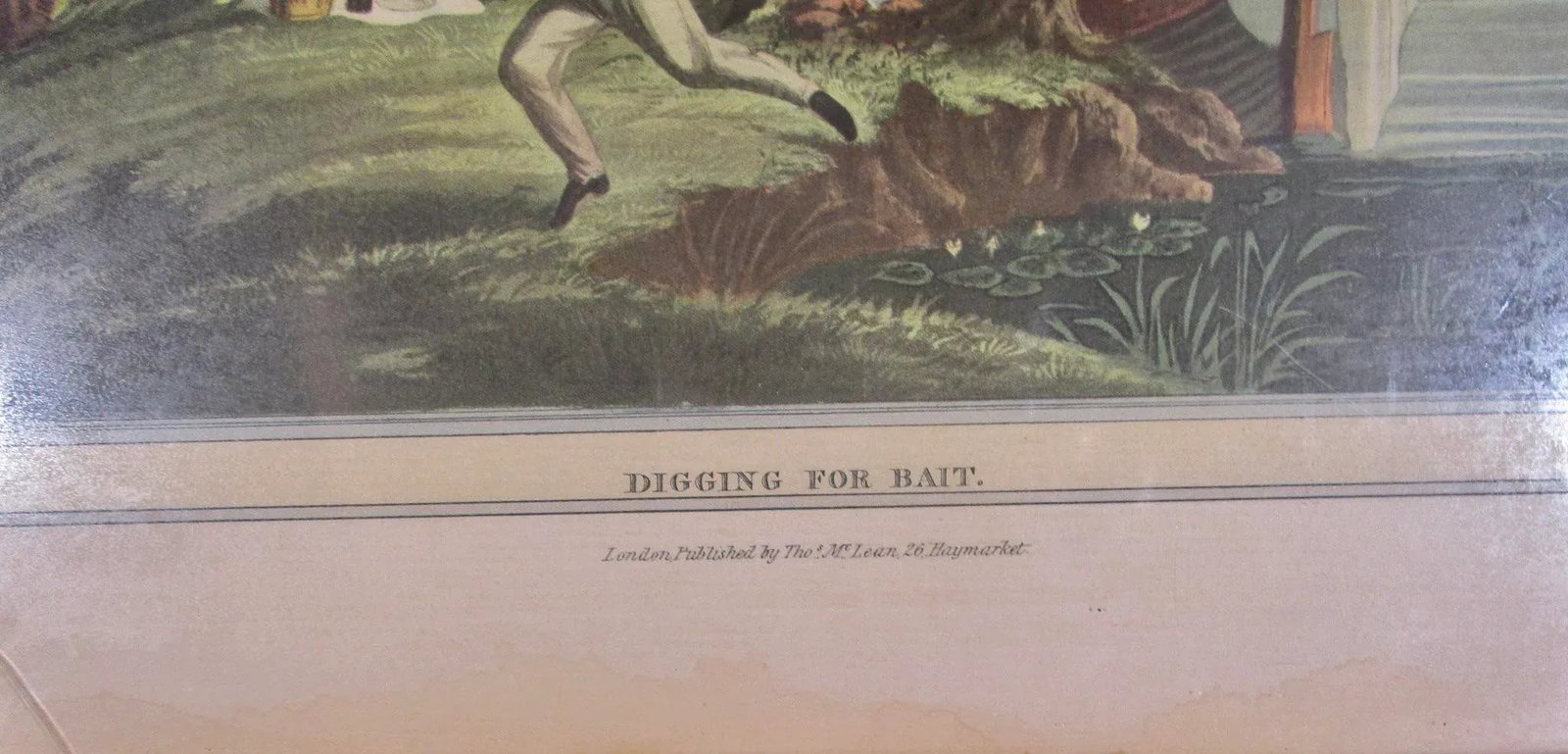 "Digging for Bait" Aquatint by Thomas McLean - 4