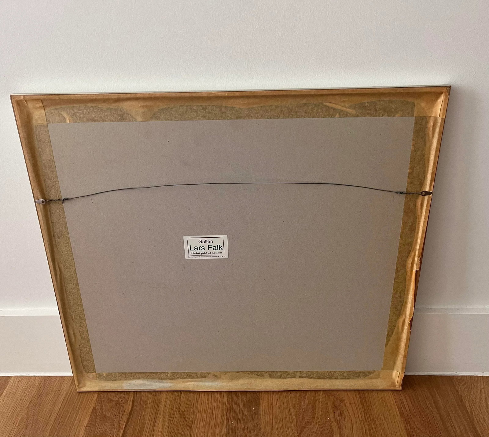 Vintage Framed Print by Danish Artist Albert Bertelsen - #3 - 7