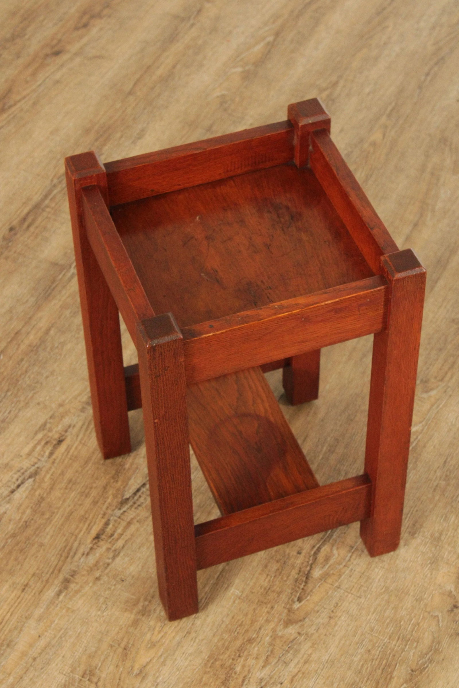 Antique L. & J.G. Stickley Mission Oak Plant Stand - 3