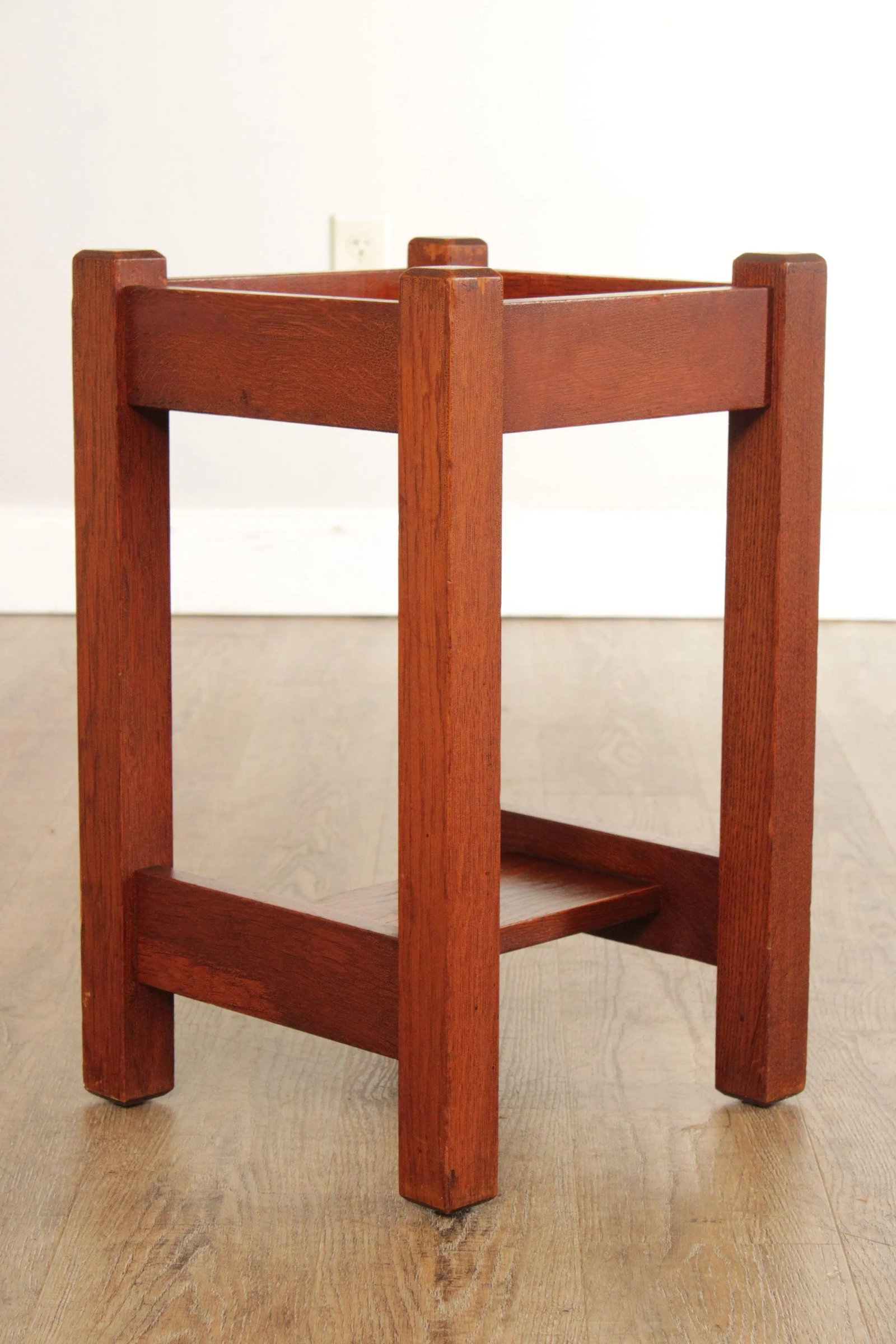 Antique L. & J.G. Stickley Mission Oak Plant Stand - 6