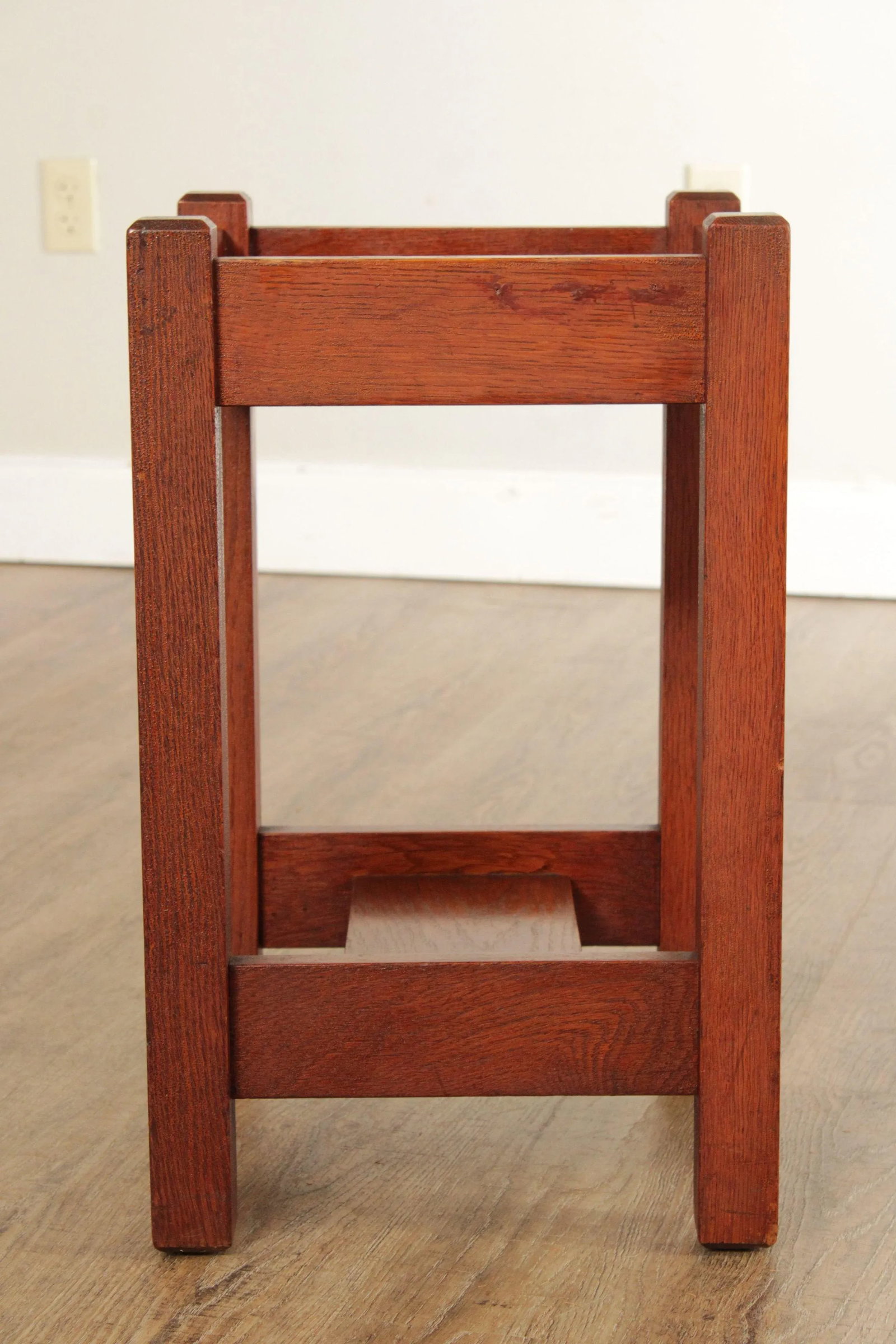 Antique L. & J.G. Stickley Mission Oak Plant Stand - 7