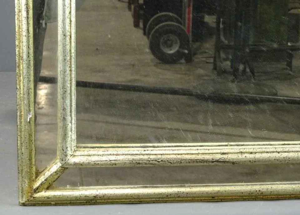 Vintage 1990s Venetian Style Silvered La Barge Mirror - 5