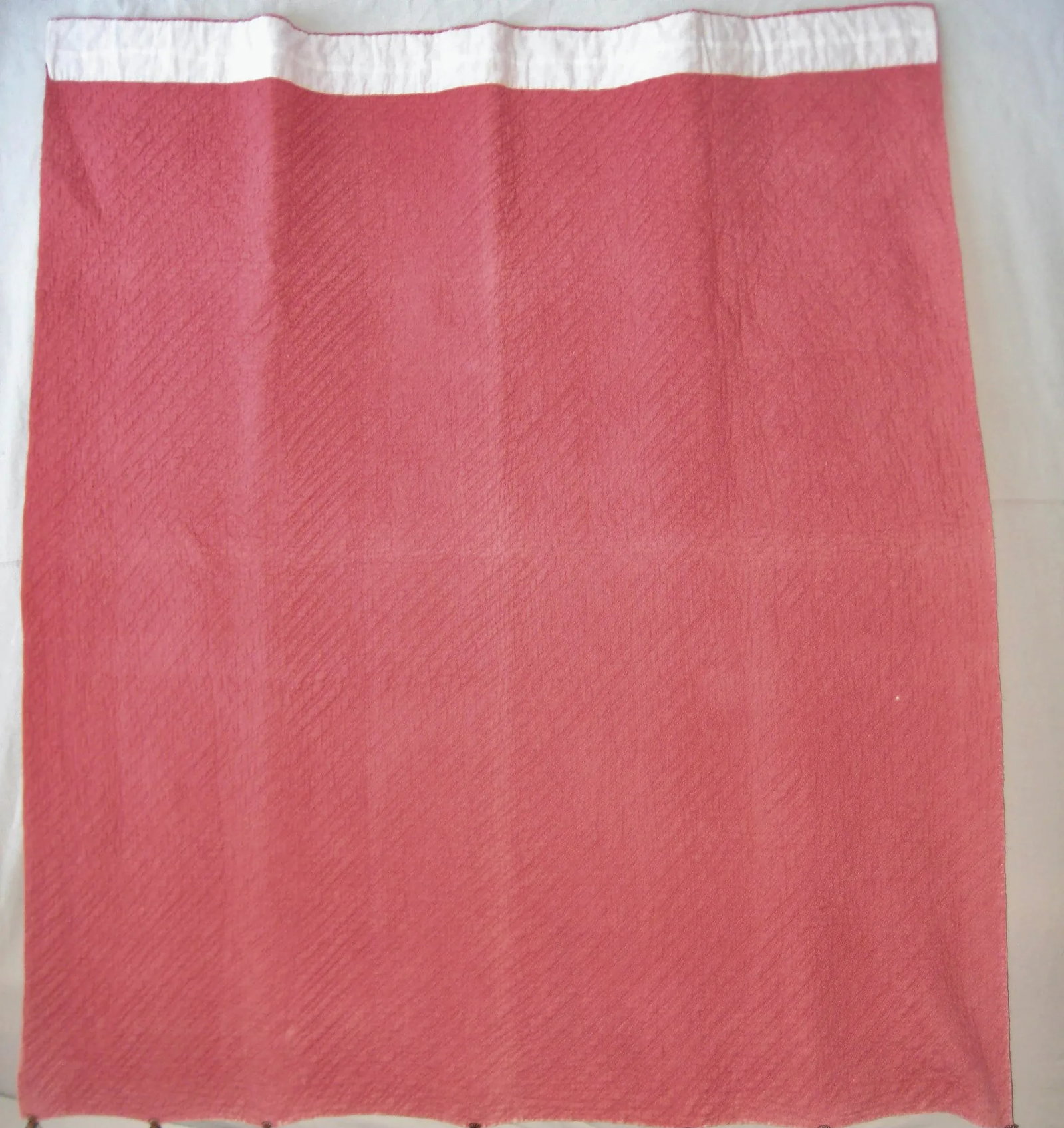 Antique Amish American Check Quilt - 12