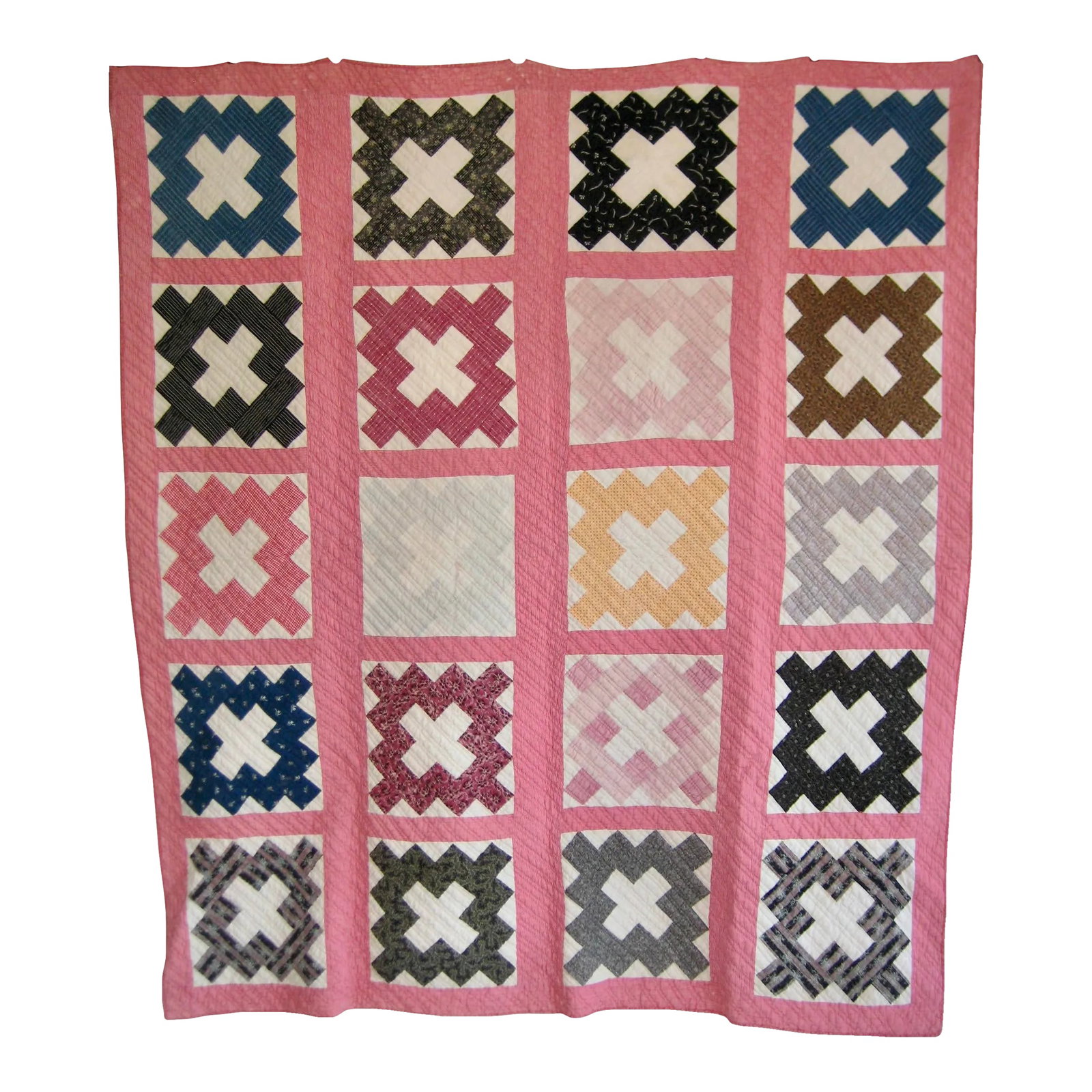 Antique Amish American Check Quilt: Very lovely old Amish quilt late 18 hundreds to early 19 hundreds , made out of very beautiful 19 century textiles , strong in style and colors this piece comes from a private collection and used as