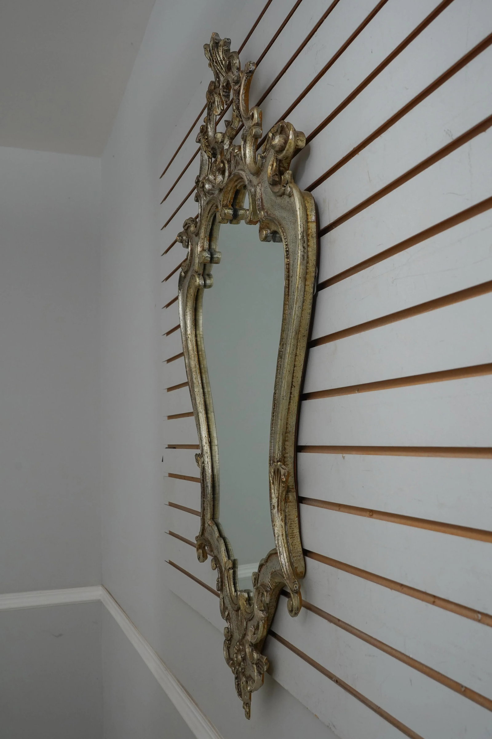 Labarge Vintage Silver Gilt Italian Mirror - 2