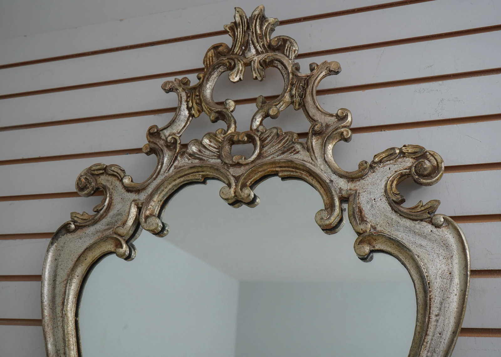 Labarge Vintage Silver Gilt Italian Mirror - 5